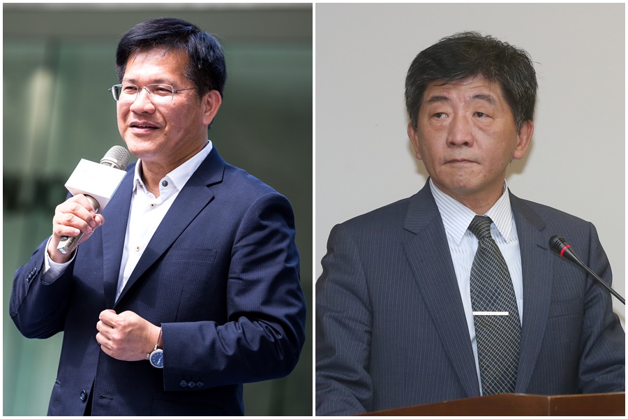民進黨拍板徵召前交通部長林佳龍挑戰新北市長，衛福部長陳時中參選台北市長。