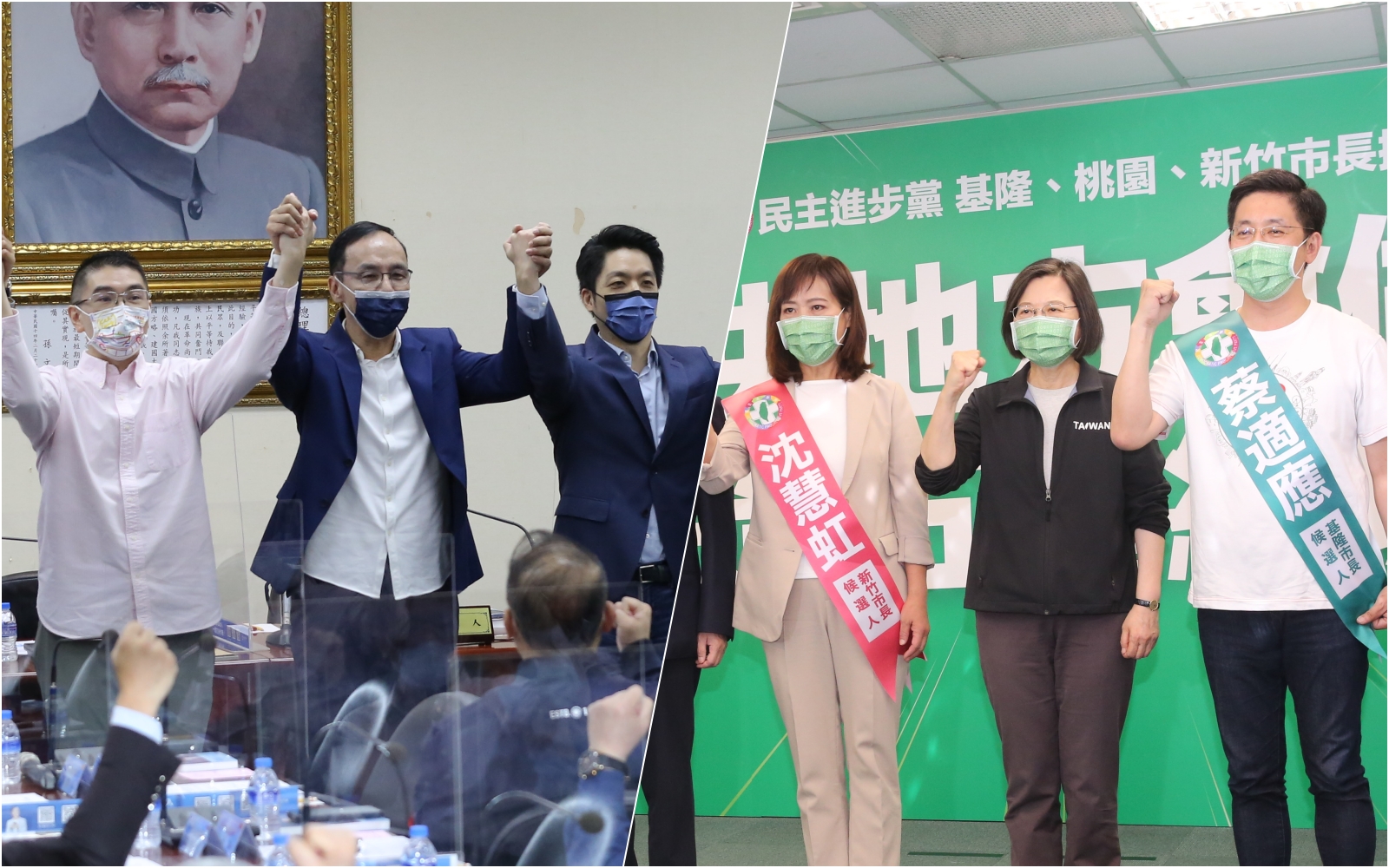 藍綠陣營年底選戰布局大致底定，選將們陸續就定位也代表選戰即將開打。（本刊資料照）