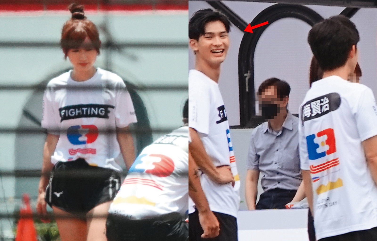 《全明星運動會》第四季名單最大亮點是許久未見的翁滋蔓（左圖）跟原子少年夏浦洋（右圖左），兩人日前現身節目錄製現場。