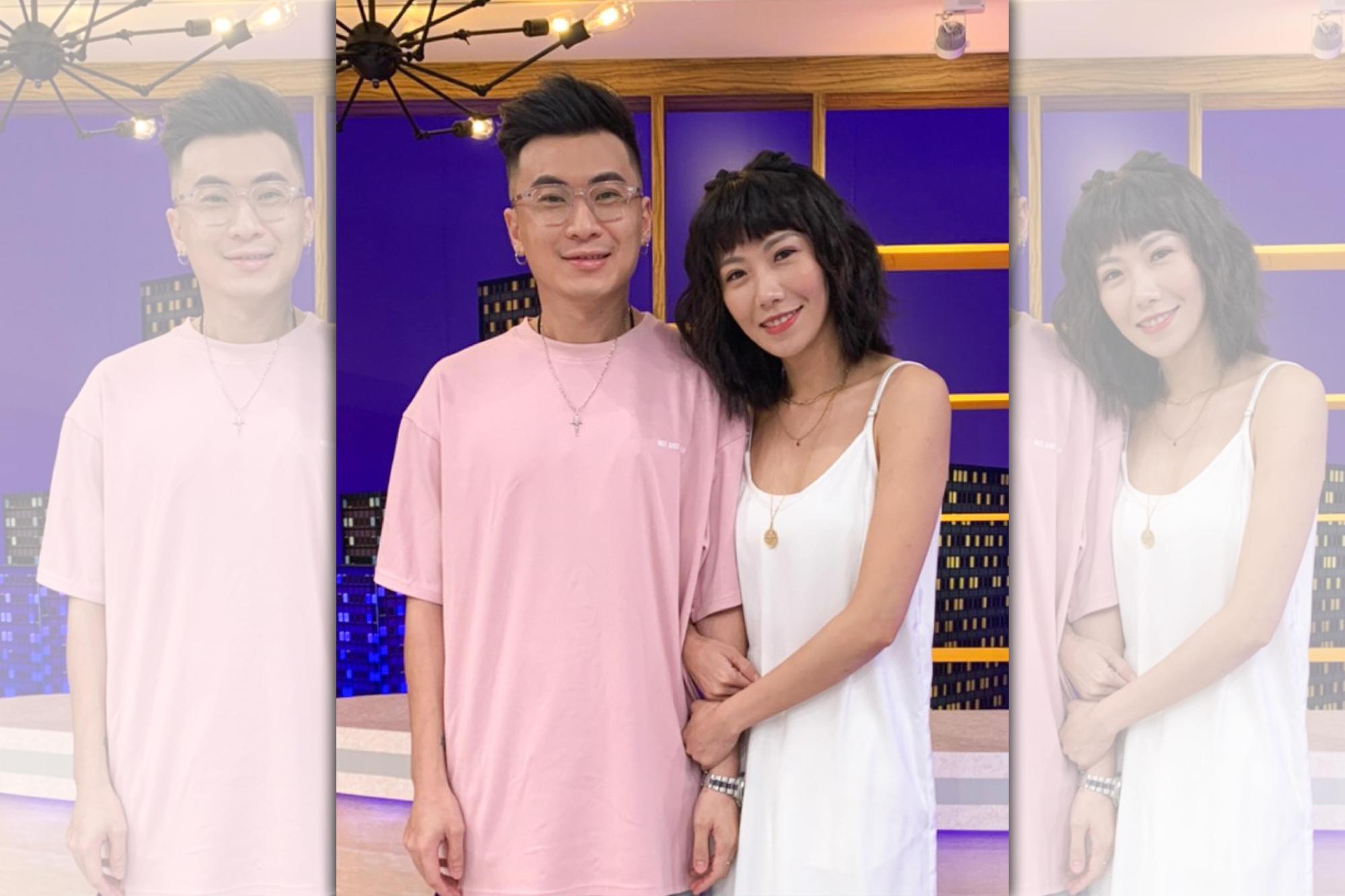 周宜霈（右）一意孤行個性害老公阿廖師求婚計畫亂了調。（衛視中文台提供）