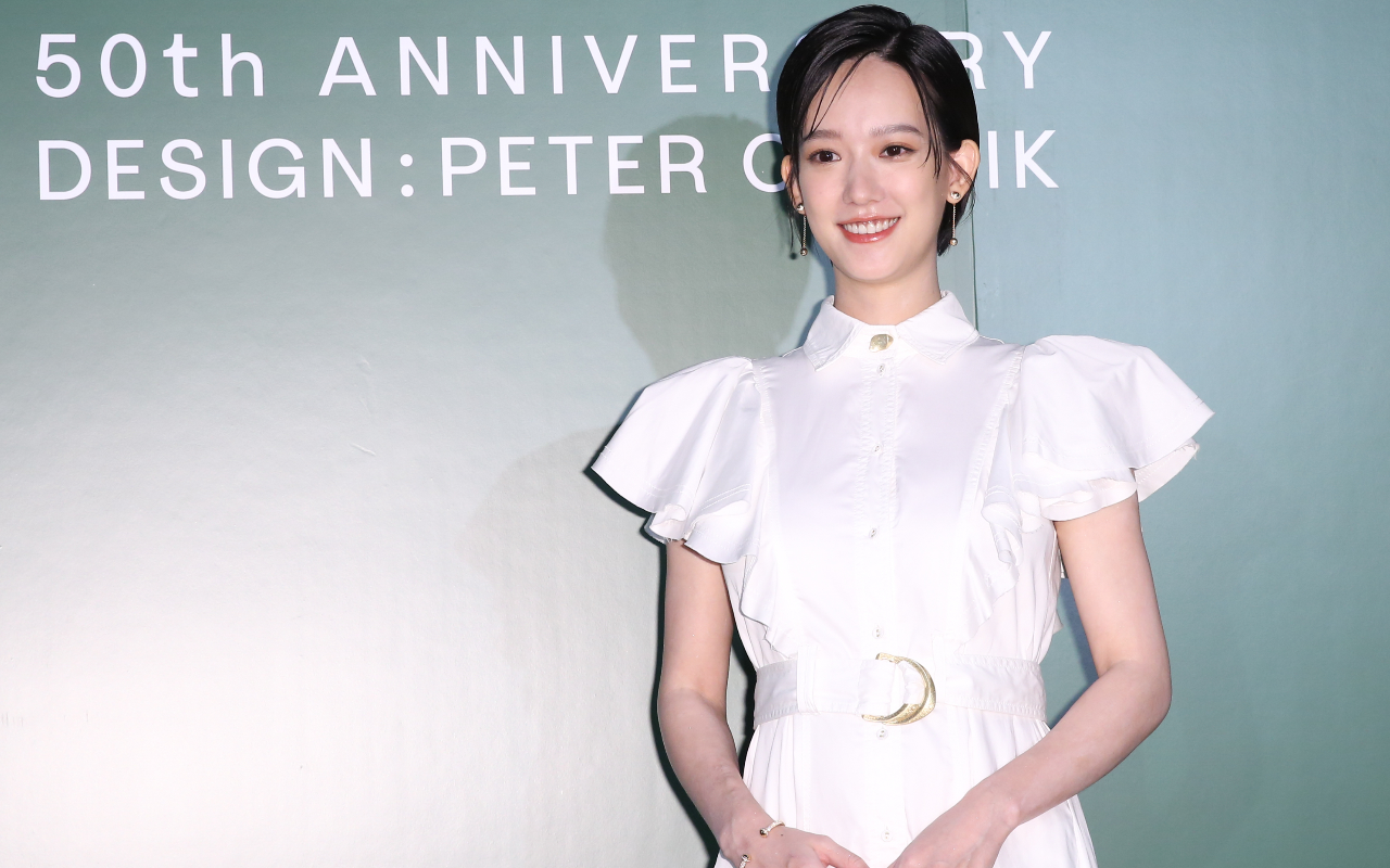 孟耿如產後復出的首場公開活動，獻給了挪威嬰童品牌Stokke。