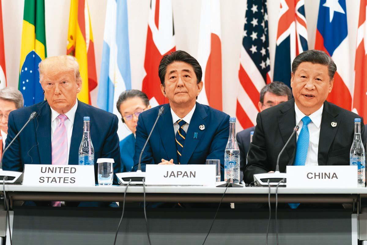 安倍晉三切合時代的戰略思想,使日本在國際間扮演的角色益發突出。(翻攝白宮臉書)