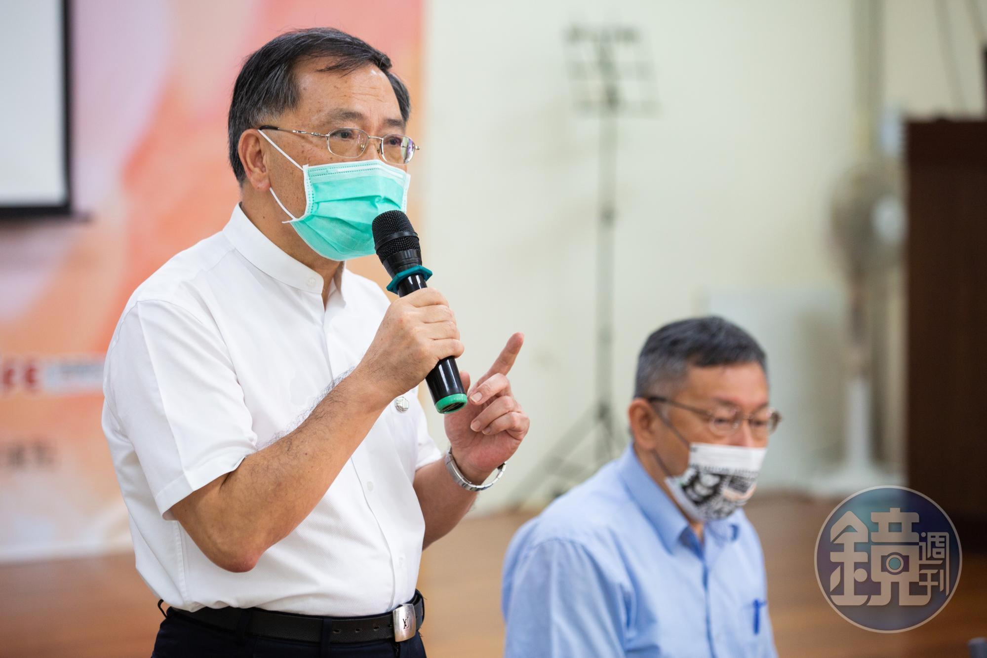 台北副市長蔡炳坤11日晚間餐敘時突然身體不適送醫，到院後卻認為出血性腦中風緊急動刀。（本刊資料照）