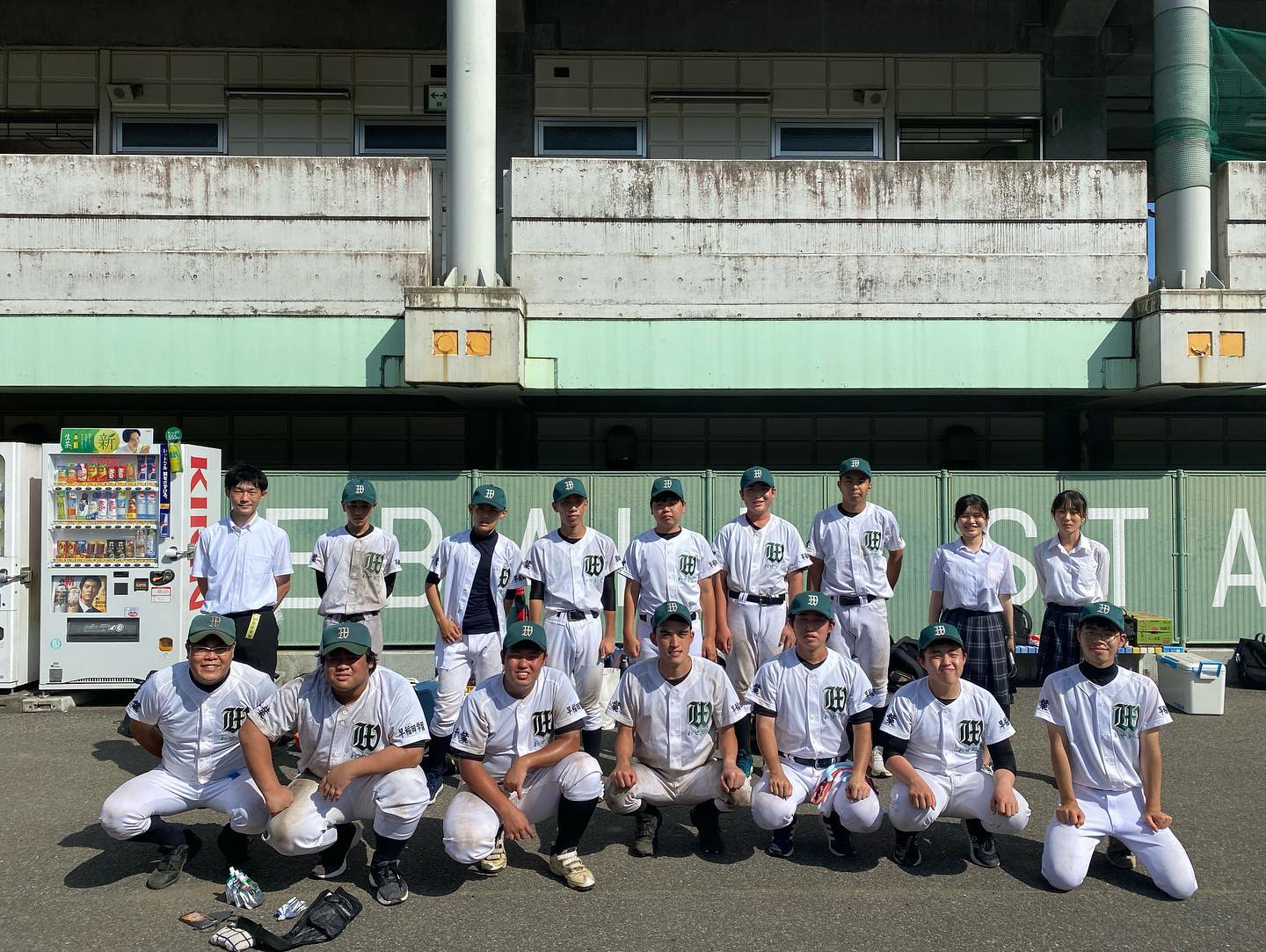 wasegaku高校正式成員只有7人，還要靠外援才能參加比賽。（翻攝自わせがく高等学校硬式野球部臉書）