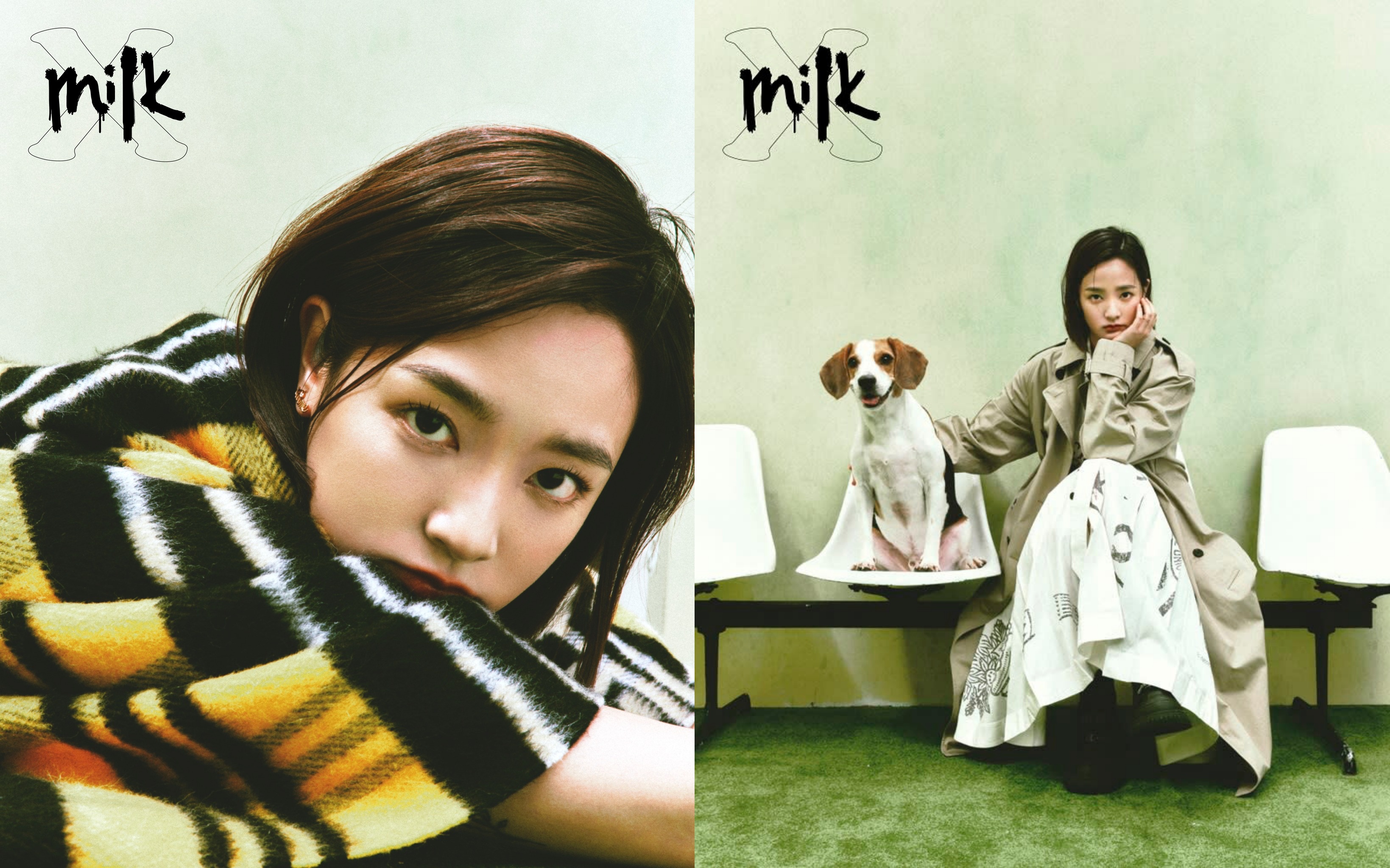 王淨接受時尚雜誌訪問，談及自己的憂鬱症。（翻攝自MilkX Taiwan）