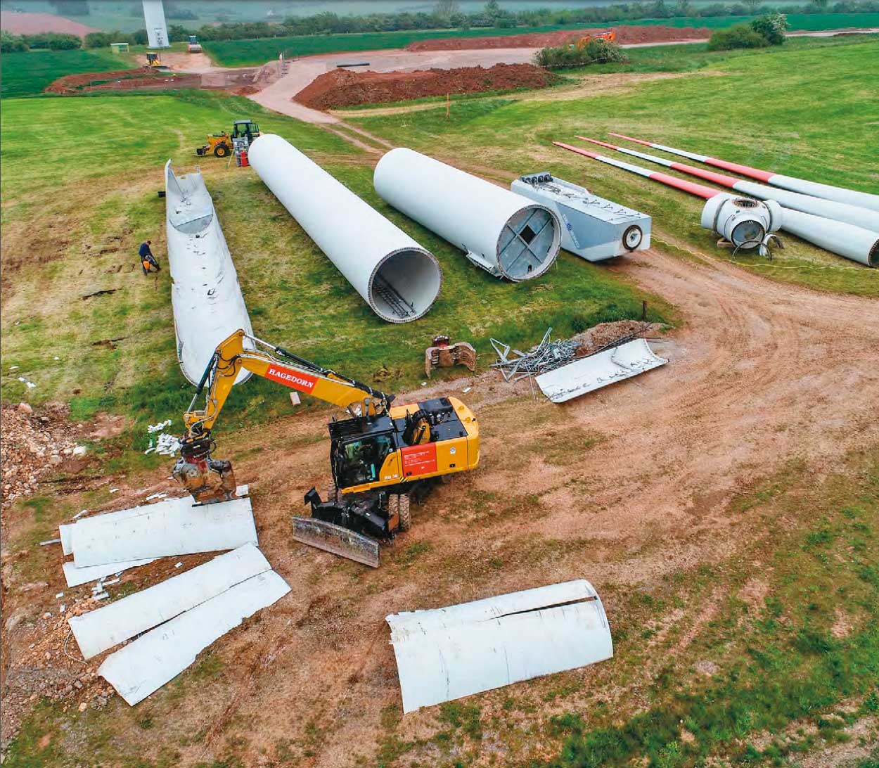 國內唯一風機葉片樹脂大廠上緯，近幾年也在環保、可回收葉片材料佈局，並獲得重大突破。（翻攝自windeurope）