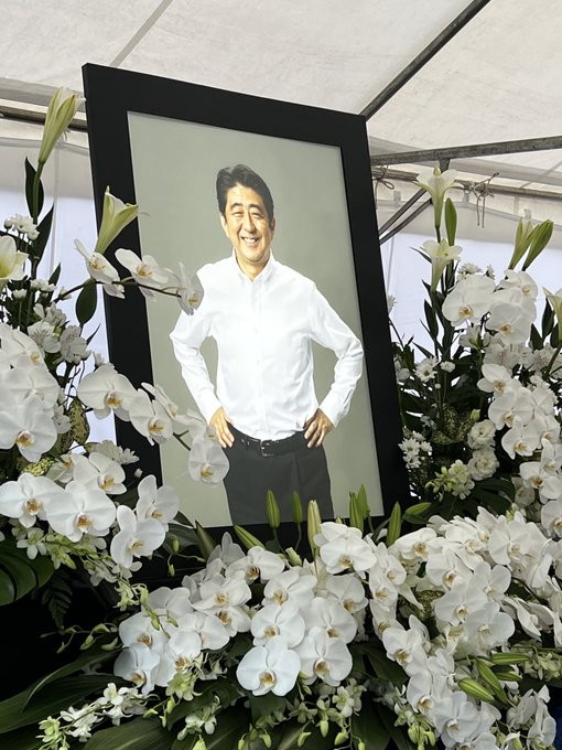 安倍晉三預計今火化。（翻自推特）