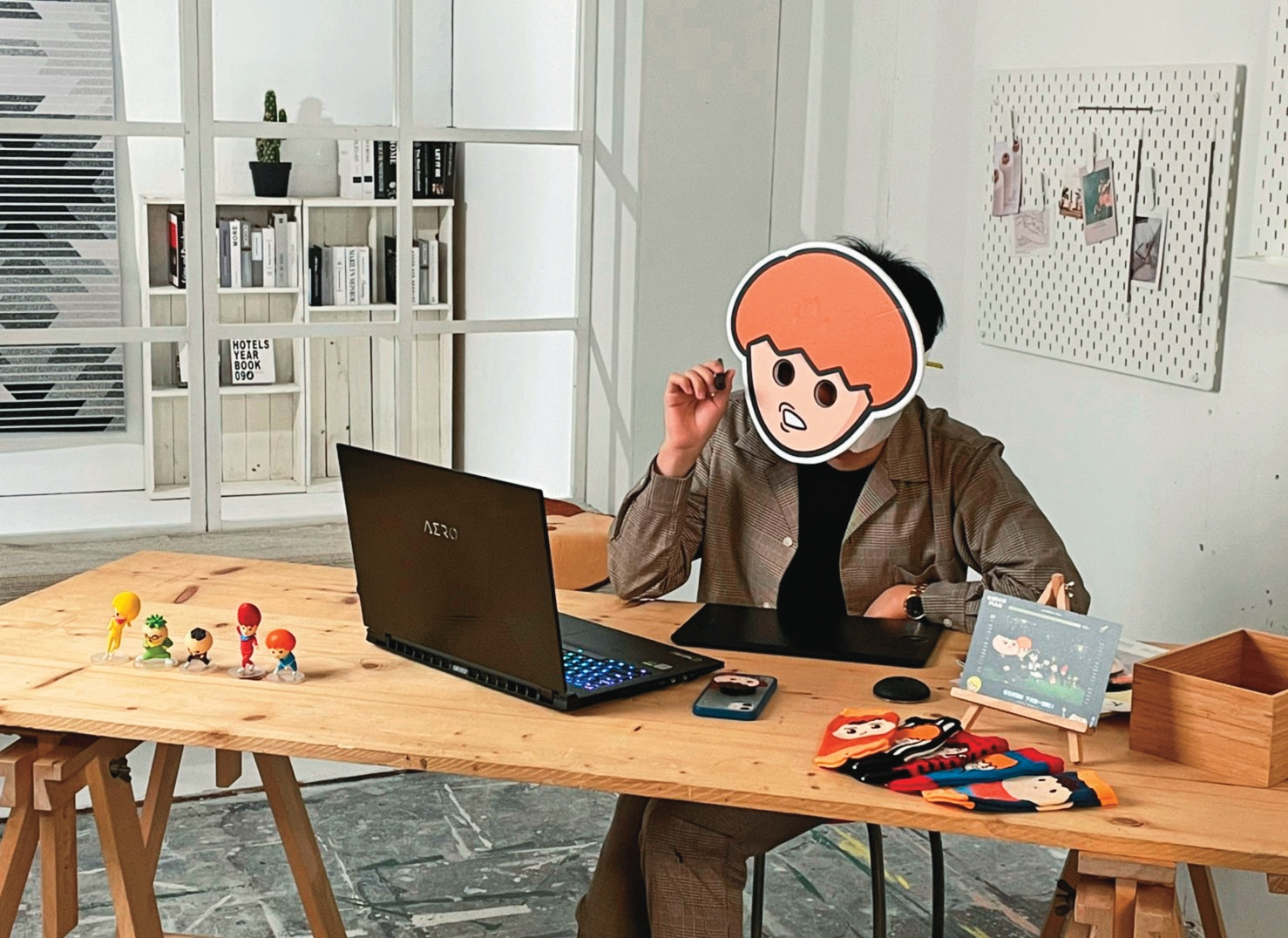 生長於桃園的洋蔥，筆下常以周遭事物為靈感，畫出生活點滴。（洋蔥提供）