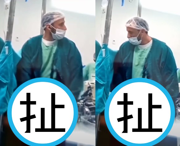 貝澤拉大膽的在手術台上性侵正在進行剖腹產的女子。(翻攝VIROU NOTÍCIA OFICIAL YouTube頻道)