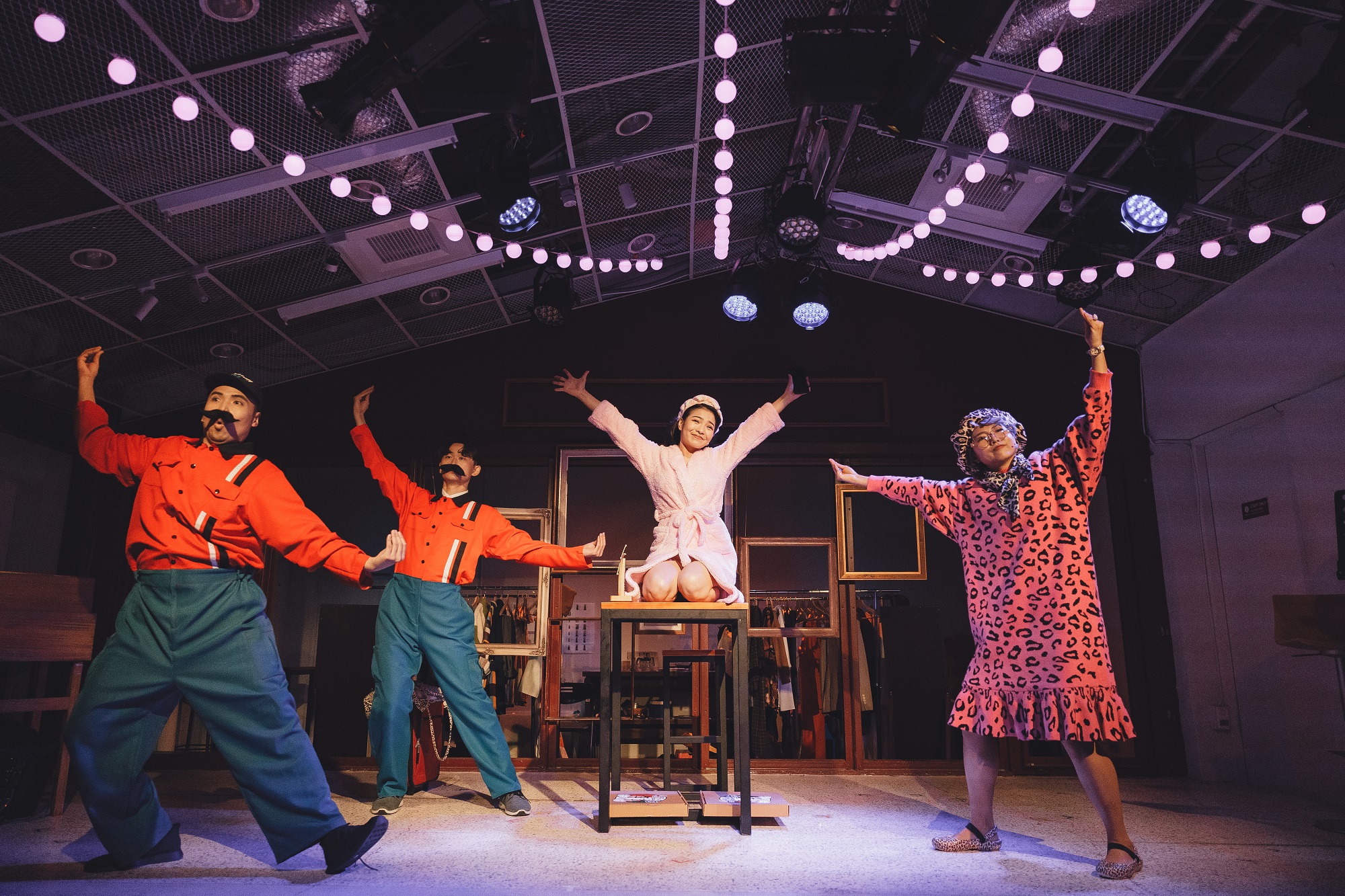 美國外百老匯音樂劇《LPC》，今年在四四南村一連演出139場。（活性界面提供、蔡昀倫攝）