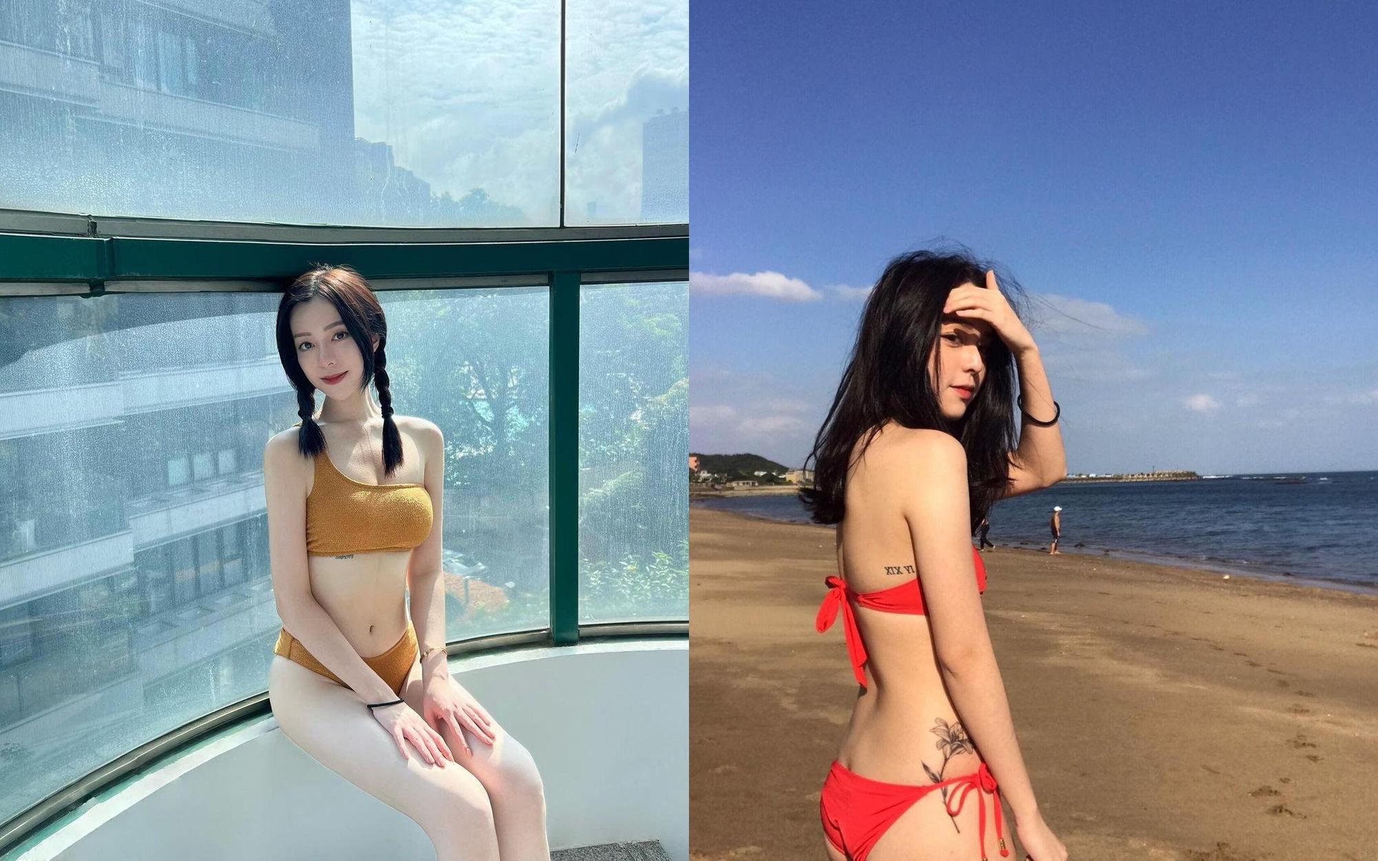 Vivian不時在IG曬出比基尼辣照，既有顏值也有身材。（翻攝自Vivian IG）