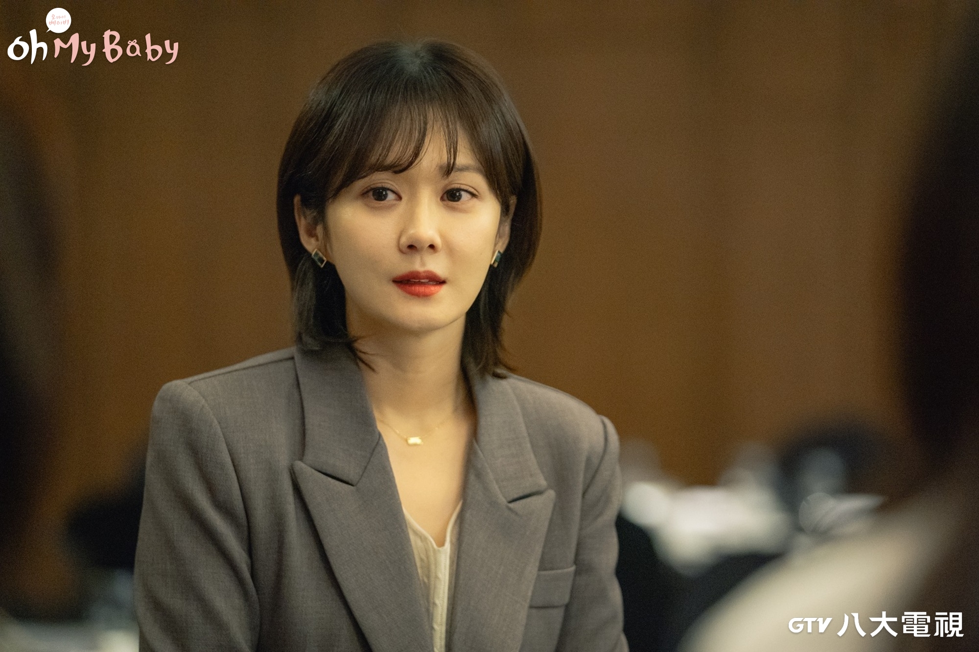 張娜拉最近新婚，而《Oh My Baby》說的卻是女主角只想生子不想結婚的故事，讓她也有不少思考。（八大提供）