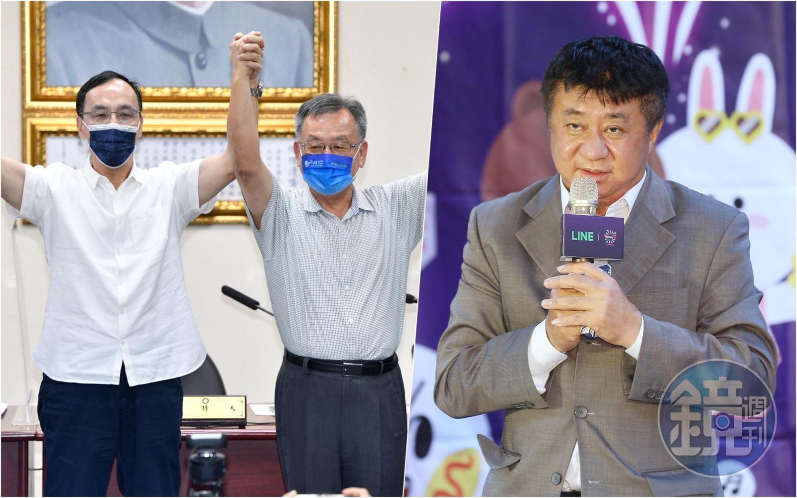 國民黨確定提名賴峰偉（左圖右）爭取連任澎湖縣長，副議長陳雙全（右）質疑提名不公憤而退黨。（本刊資料照）