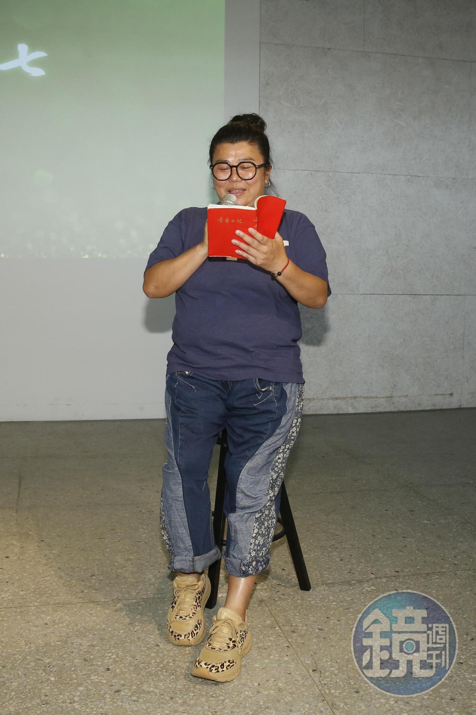 林美秀飾演《人間條件七-我是一片雲》老年阿蘭,自然不做作的台詞與演技深受觀眾喜愛。