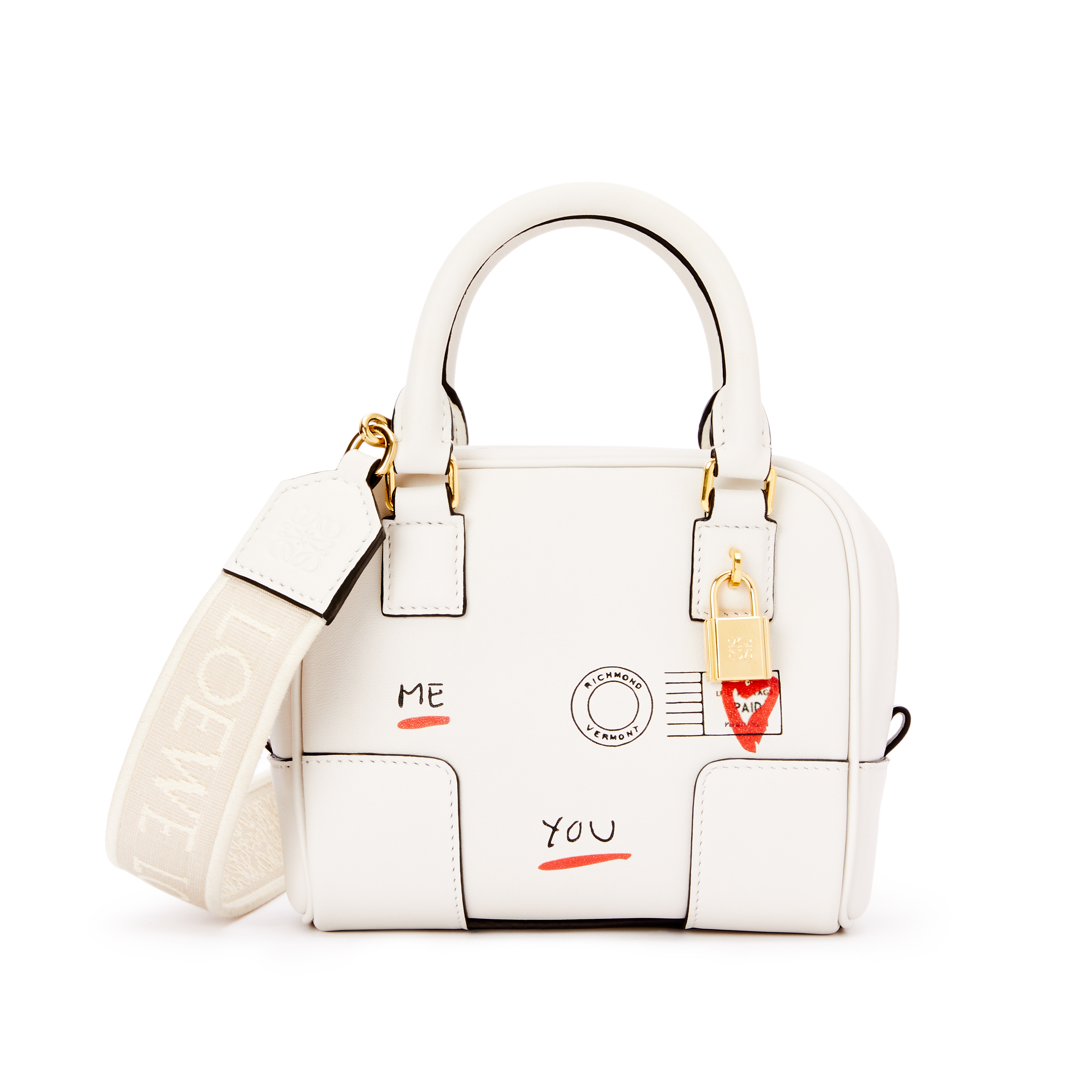 Amazona 16系列小牛皮方形肩背提包，NT$100,000，LOEWE。（LOEWE提供）