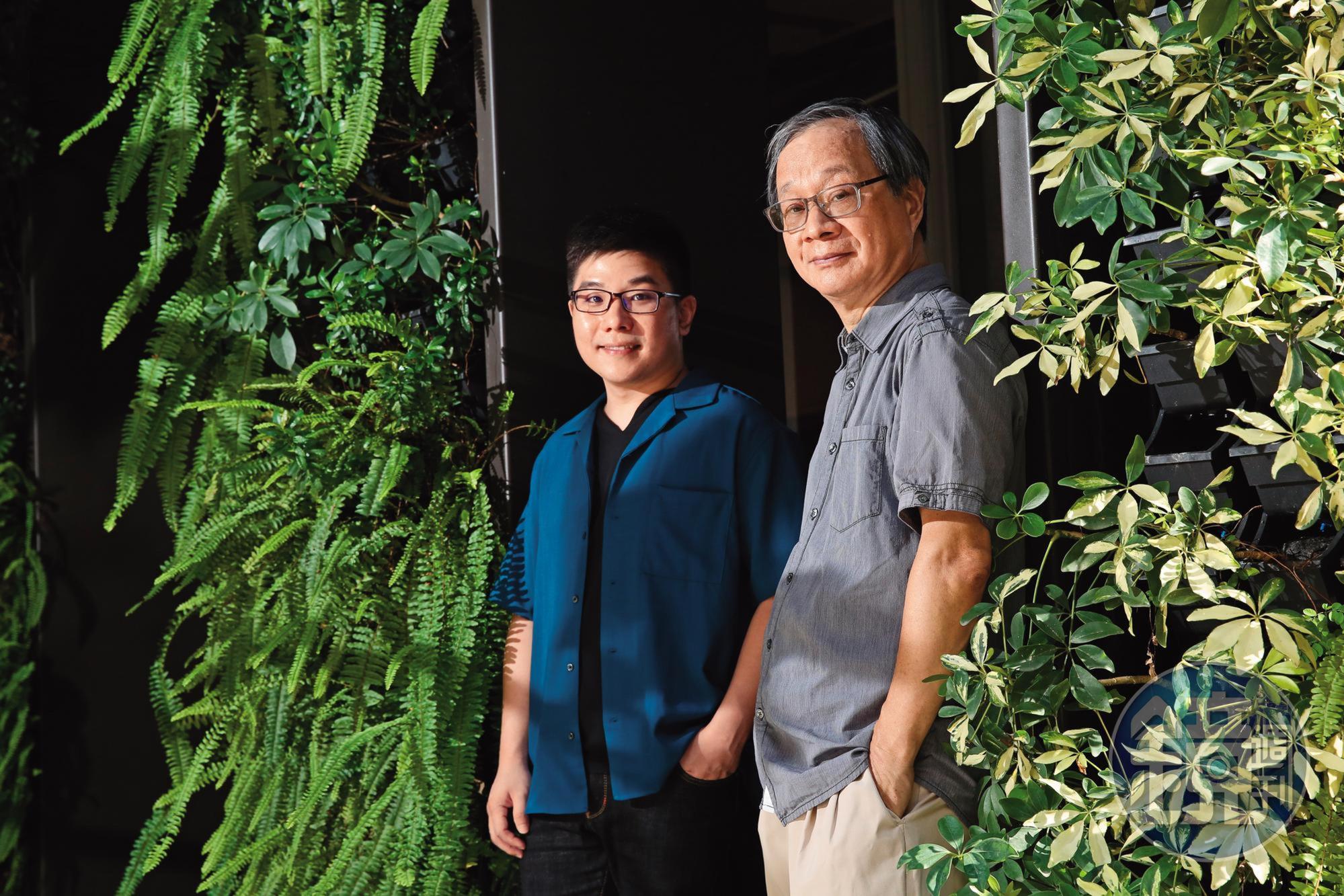 評審經驗豐富的小野（右）擔任張騰元（左）的監製，在申請相關補助階段提供不少專業意見。