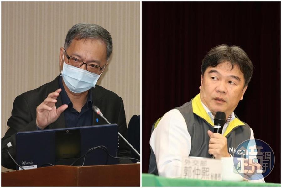 薛瑞元(左)接任陳時中成為新任衛福部長,王必勝(右)則升任次長,並兼任防疫指揮官一職。(本刊資料照)
