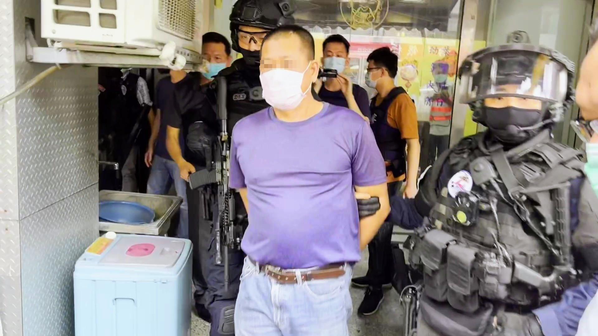 李嫌今天下午被警方在台中某間養生館活逮。（民眾提供）