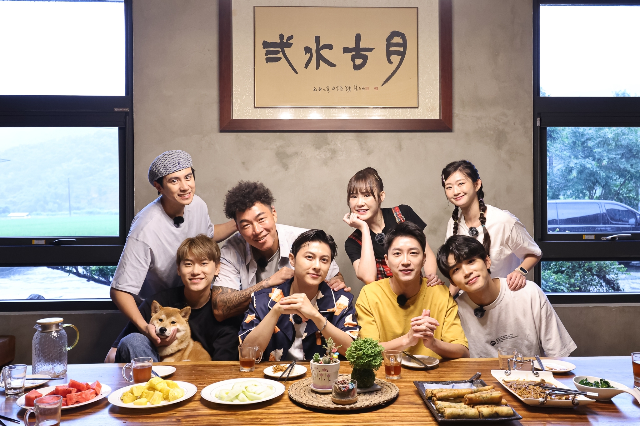 《全明星觀察中2》由郭泓志與王子邱勝翊、邱宇辰、晏柔中、吳心緹、潘君侖、王品澔，大來賓江宏傑突然出現。（台視、好看娛樂提供）