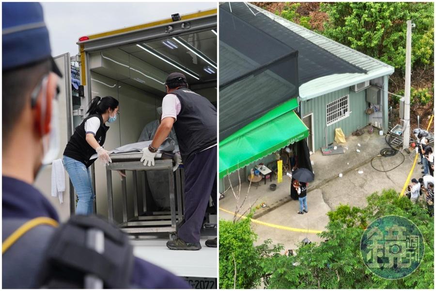 南投草屯鎮發生4死1重傷的行刑式槍擊命案，倖存5名員工還原李嫌闖入會客室的狀況。