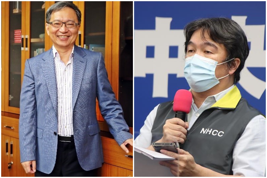 新任衛福部長薛瑞元強調會與新任防疫指揮官王必勝合作愉快。（翻攝自衛福部官網、指揮中心提供）