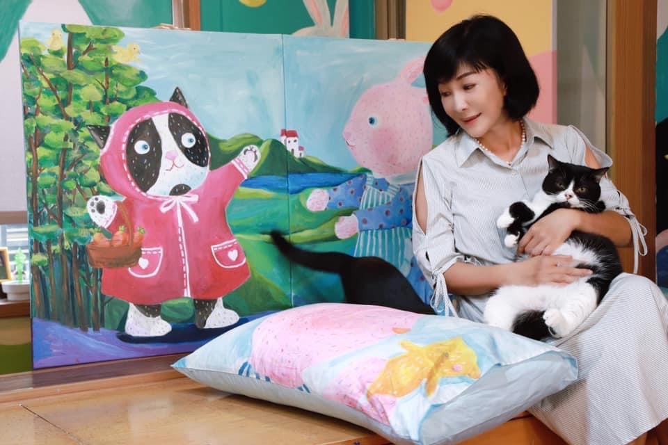 吳淡如平常喜歡靠畫畫紓壓。（吳淡如粉絲團）