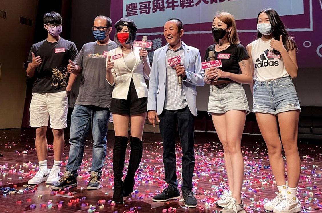 林義豐昨在台南辦活動，宣布再度投入台南市長選戰。（翻攝自林義豐臉書）