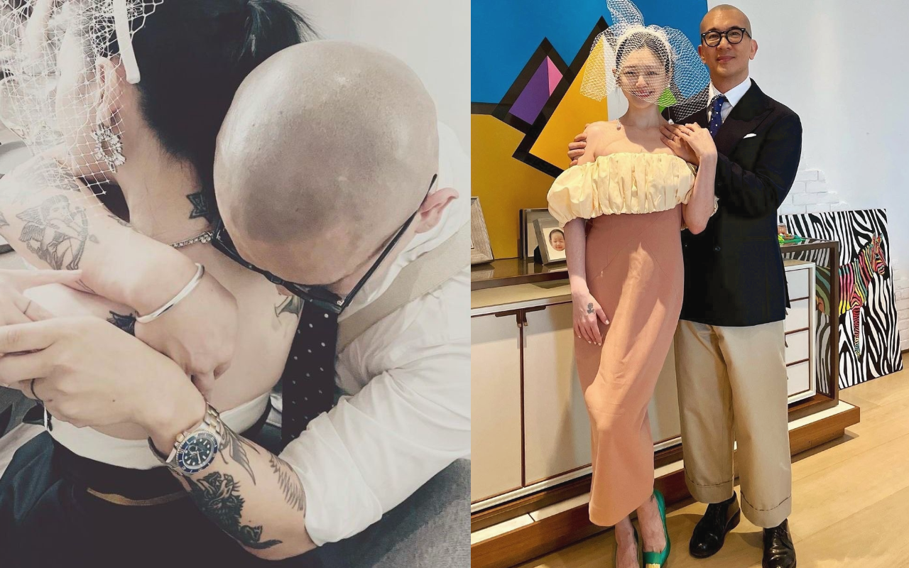 具俊曄與大S深情相擁，意外秀出所戴的勞力士潛水錶。（翻攝自亞歷IG、韓國tvN頻道）