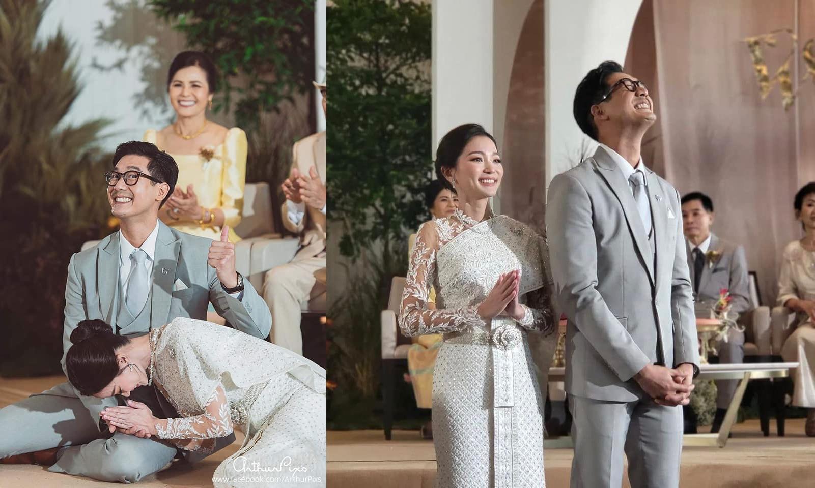 泰國戲劇男神Weir辦婚禮,會這麼快就結婚,他說是因為2個人不管什麼話題都可以聊。(翻攝自Weir粉絲頁)