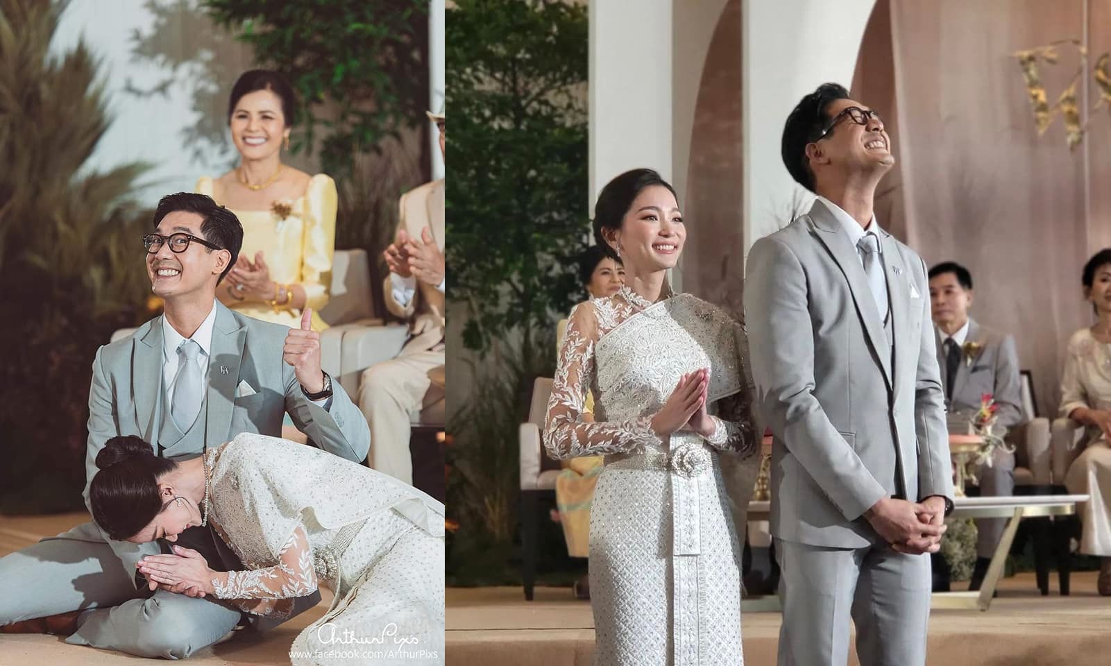 泰國戲劇男神Weir辦婚禮，會這麼快就結婚，他說是因為2個人不管什麼話題都可以聊。（翻攝自Weir粉絲頁）