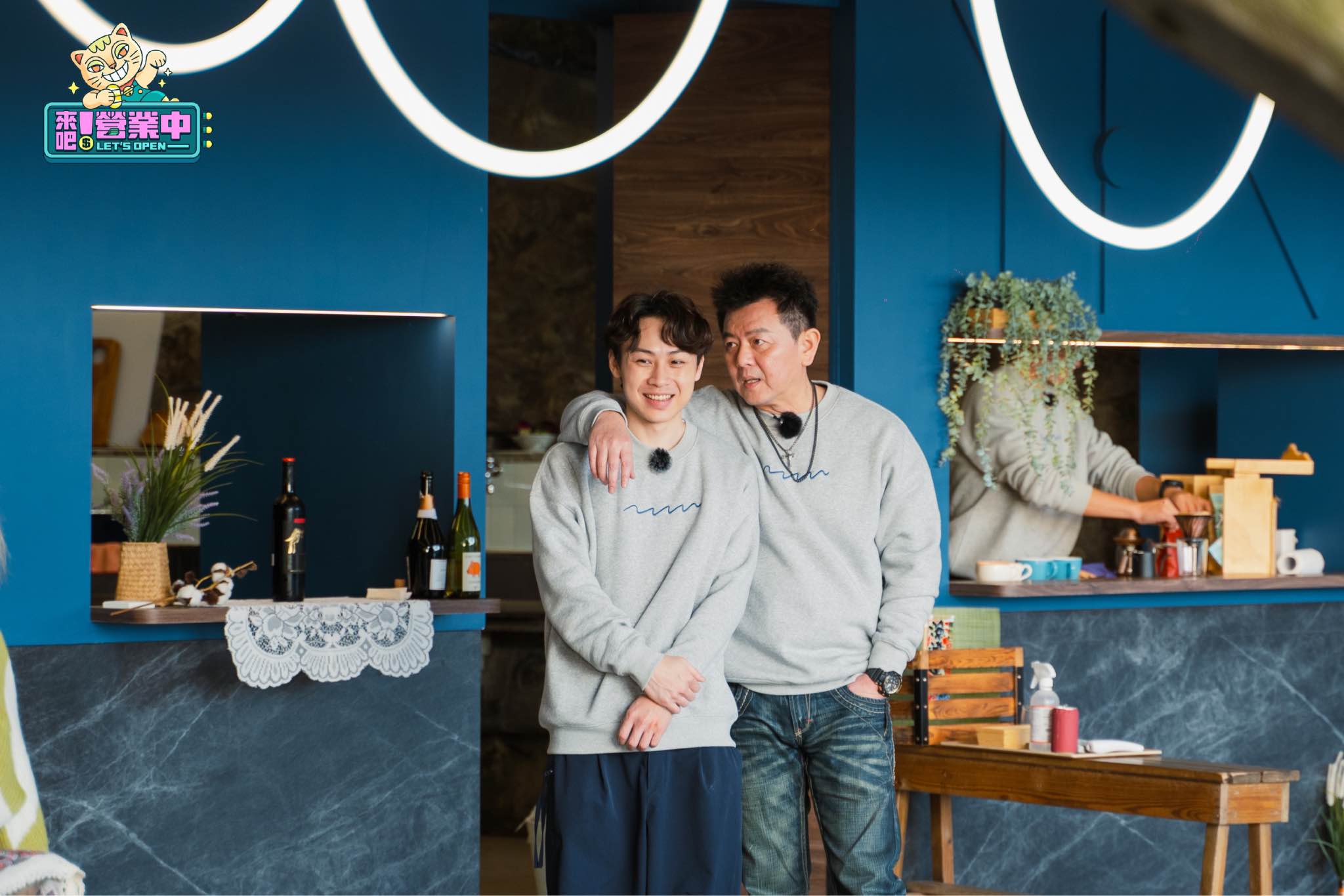 顏佑庭到外面餐廳打工，庹宗康鬆口有去探視過。（翻攝自《來吧！營業中》臉書）