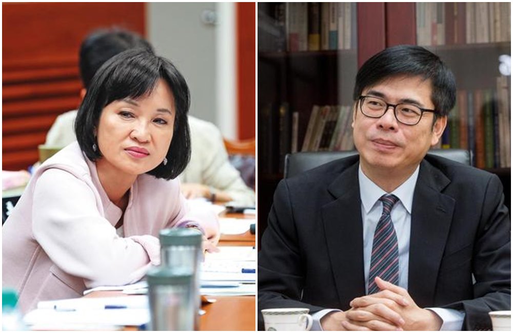 陳其邁（右圖）民調遙遙領先柯志恩（左圖）。（本刊資料照）