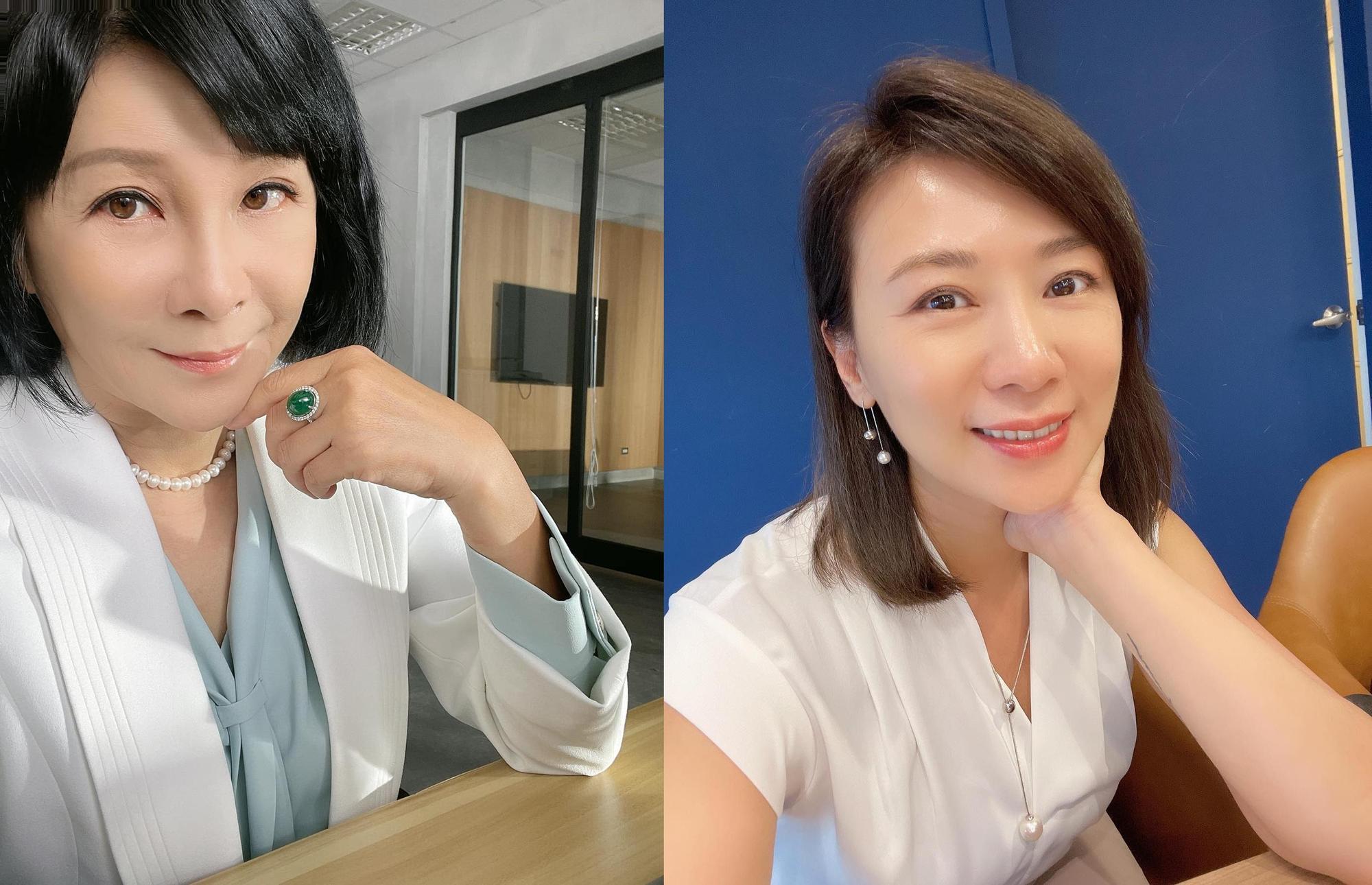 吳淡如（左）對於連靜雯遭詐騙一事，提出自己的看法。（翻攝吳淡如、連靜雯臉書）