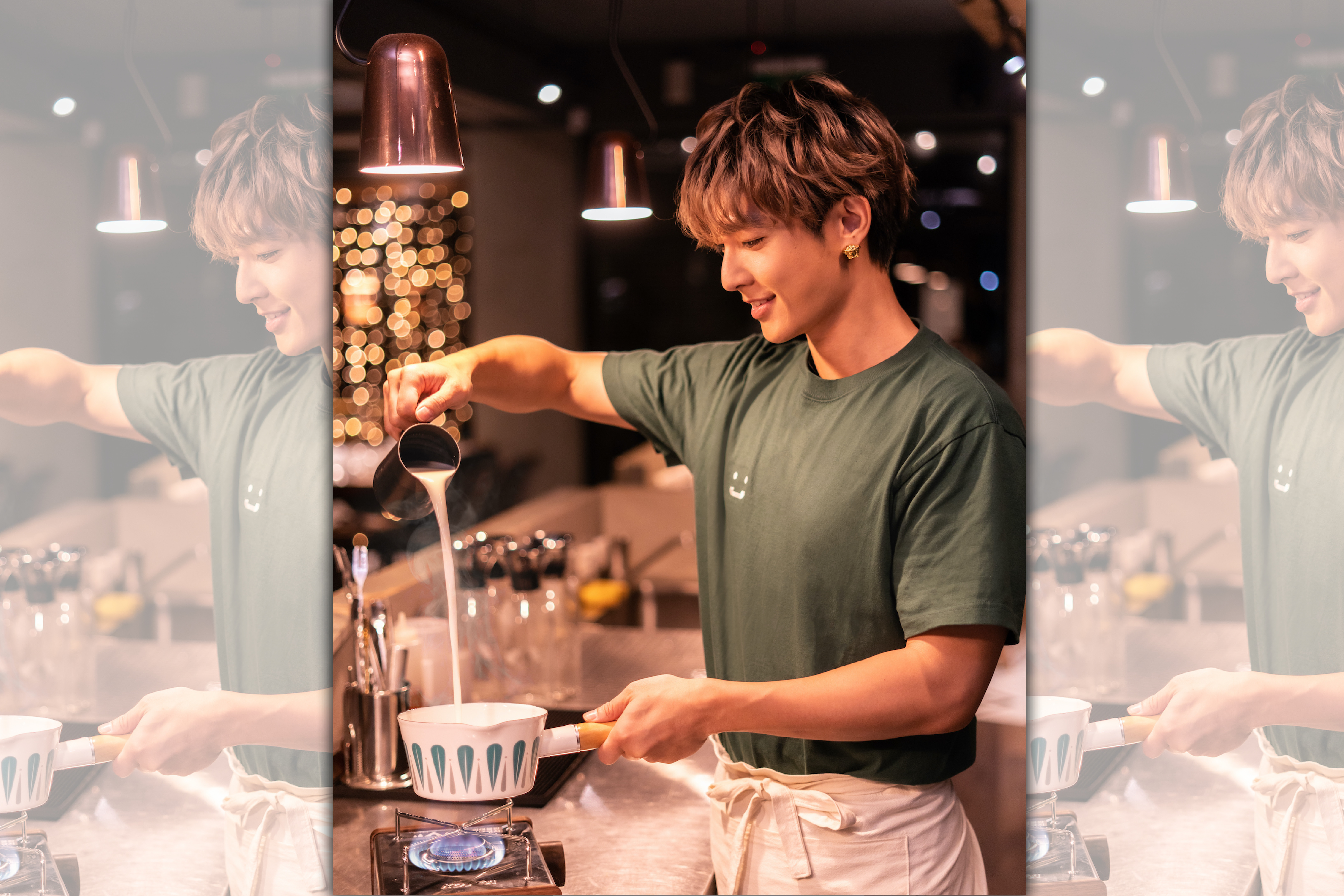 炎亞綸自創手搖飲品牌創下7位數的年營業額。（茶明載波提供）