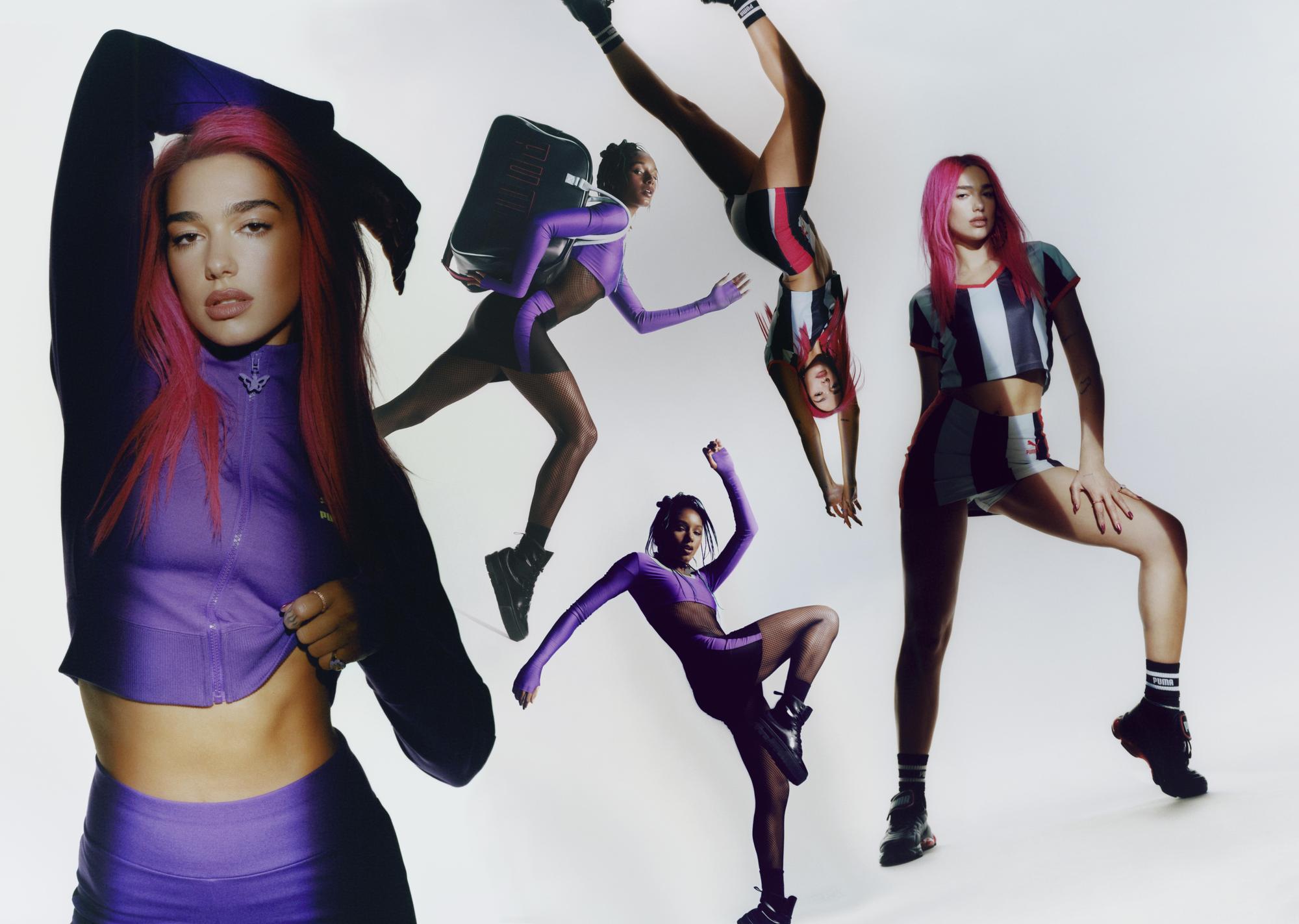 PUMA找來危險系女王Dua Lipa推出聯名系列，辣妹絕對不能錯過！（PUMA提供）