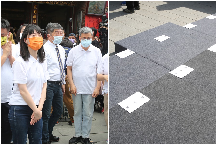 高嘉瑜出席陳時中競總活動快閃下台惹議，事後她貼出證據澄清有先告知。