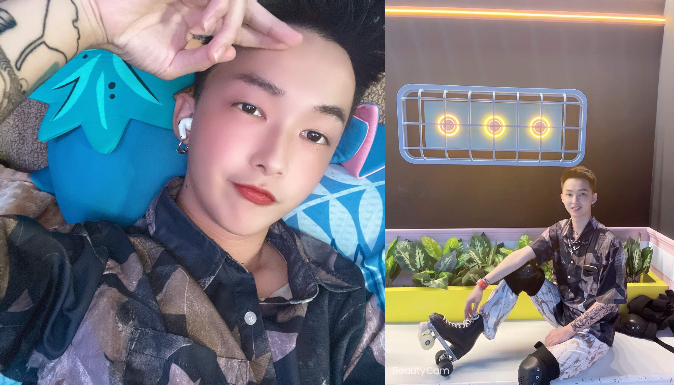 24歲邦邦當了一年17LIVER直播主，覺得成長許多。（17LIVE提供）