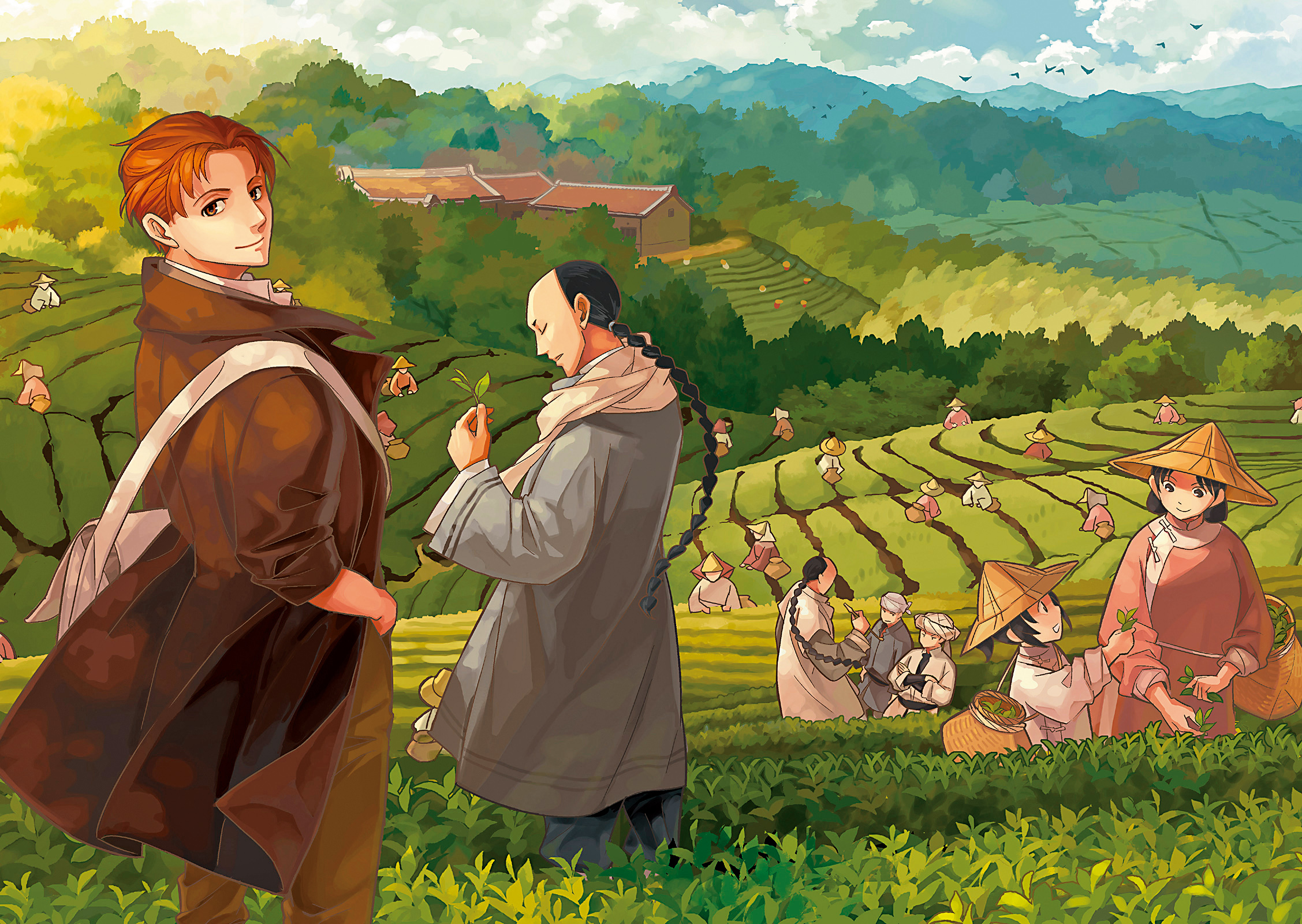 《異人茶跡》描繪19世紀末、台灣烏龍茶如何成功推向海外，是過去10年最受歡迎的台漫作品之一。（翻攝自《異人茶跡2：拳山茶家》）