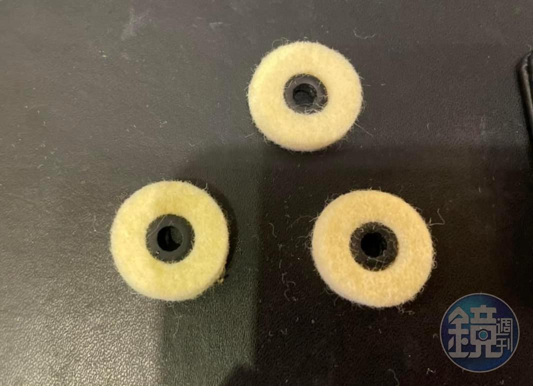 辜成允設計的調音羊毛氈。