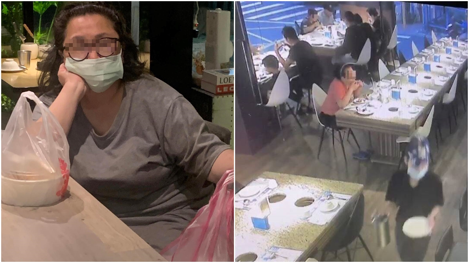 霸王餐慣犯楊姓婦人因多次涉犯詐欺取財罪，數次遭到判刑，但她惡性不改。（翻攝自爆料公社、翻攝畫面）