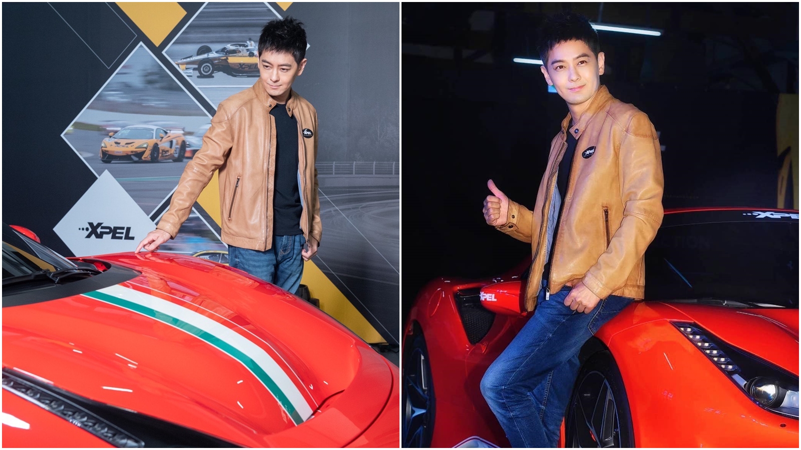 林志穎對車極為狂熱，經常換購名同名牌車。（XPEL提供、翻攝自林志穎臉書）