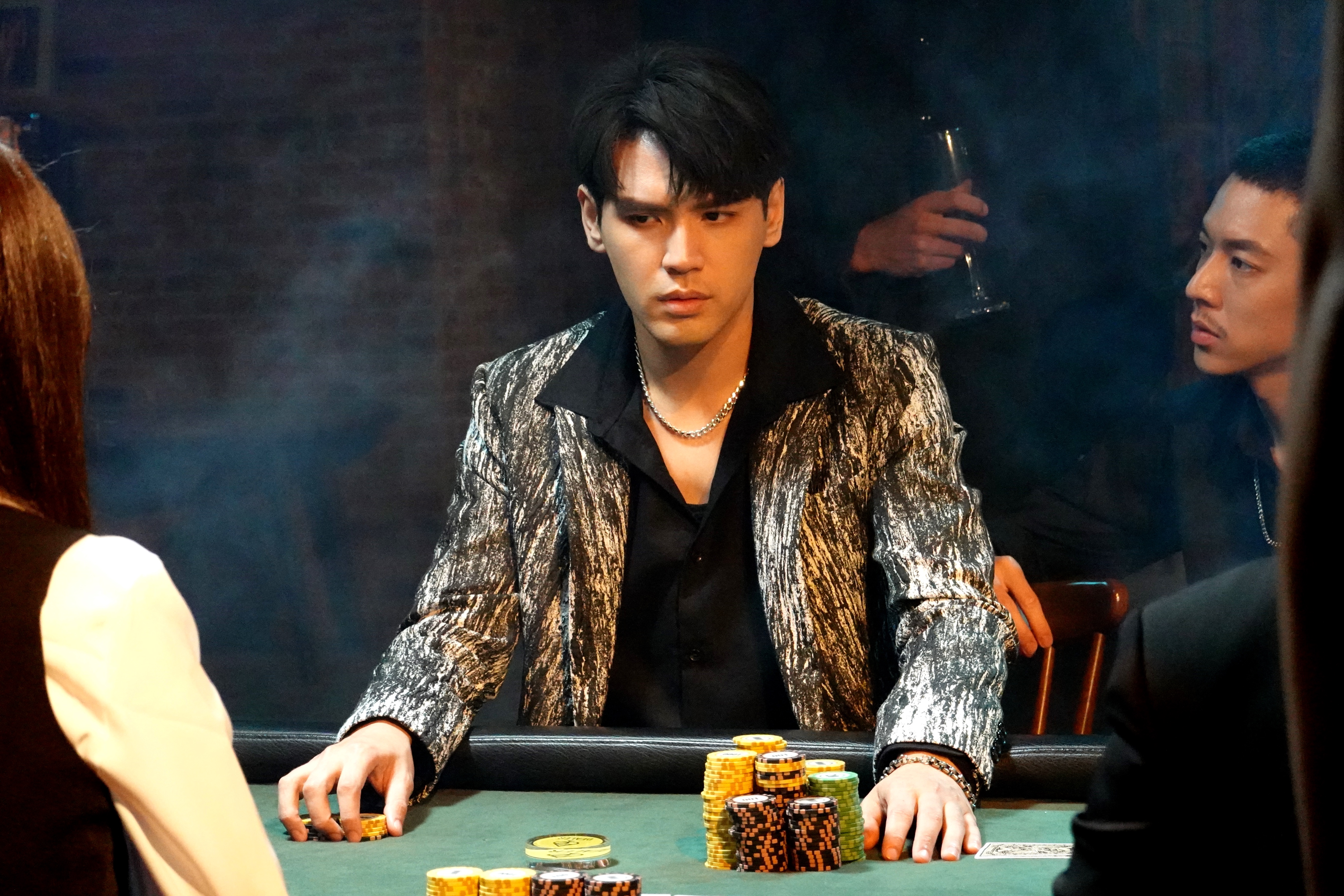 陳零九在微電影中戲魂爆發，詮釋霸氣大哥。（滾石唱片提供）