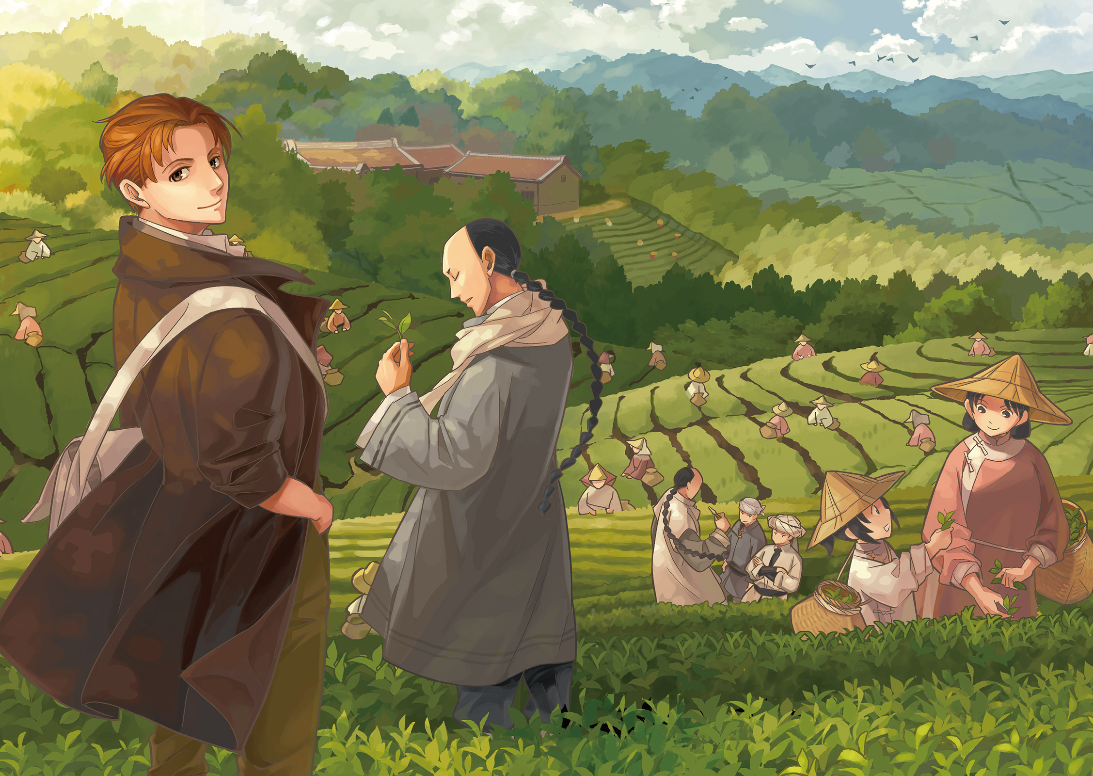 《異人茶跡》描繪19世紀末、台灣烏龍茶如何成功推向海外，是過去10年最受歡迎的台漫作品之一。（翻攝自《異人茶跡2：拳山茶家》）