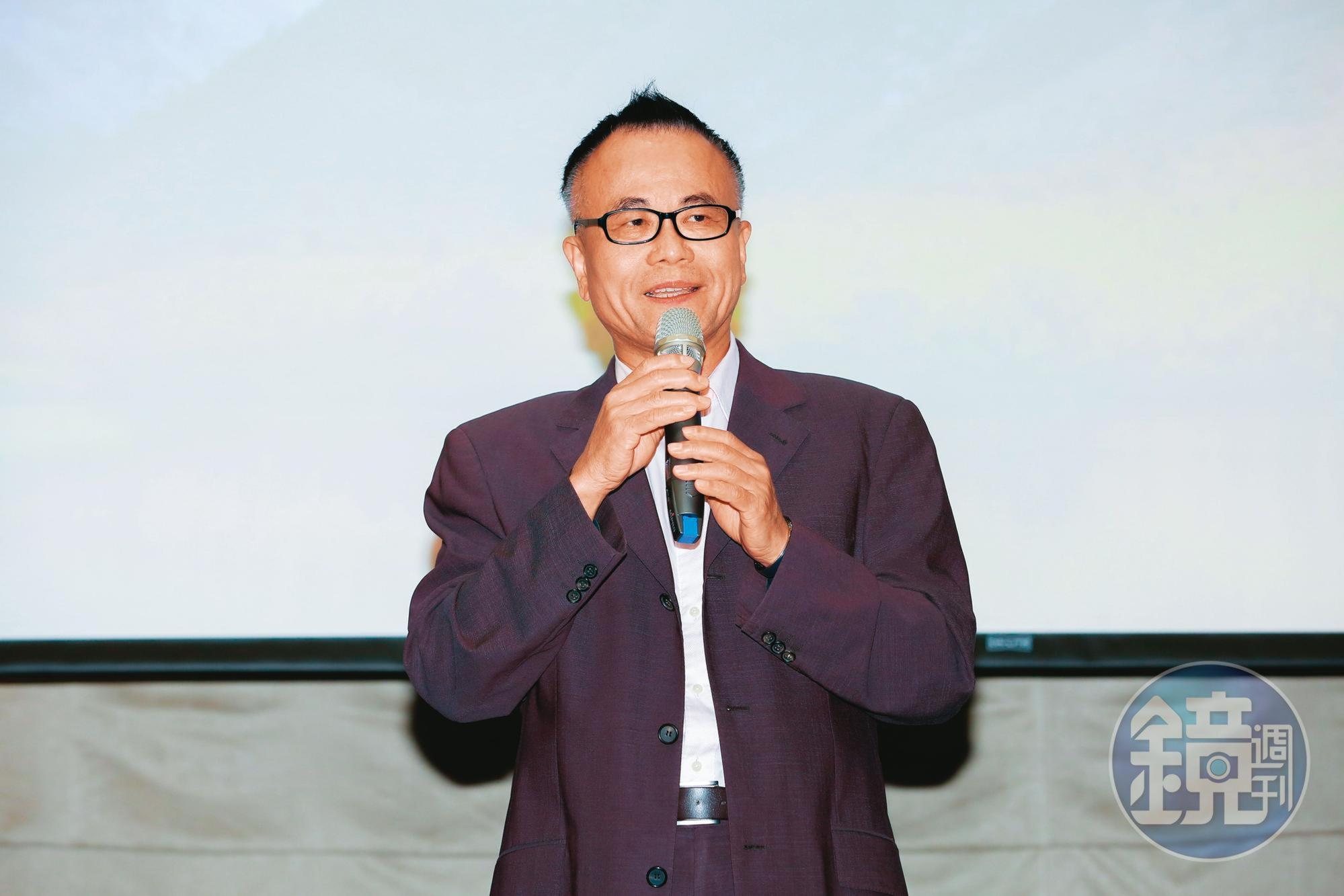 去年底陳仕修找盟友張水江(圖)接任董事長,未料二人近期鬧翻。