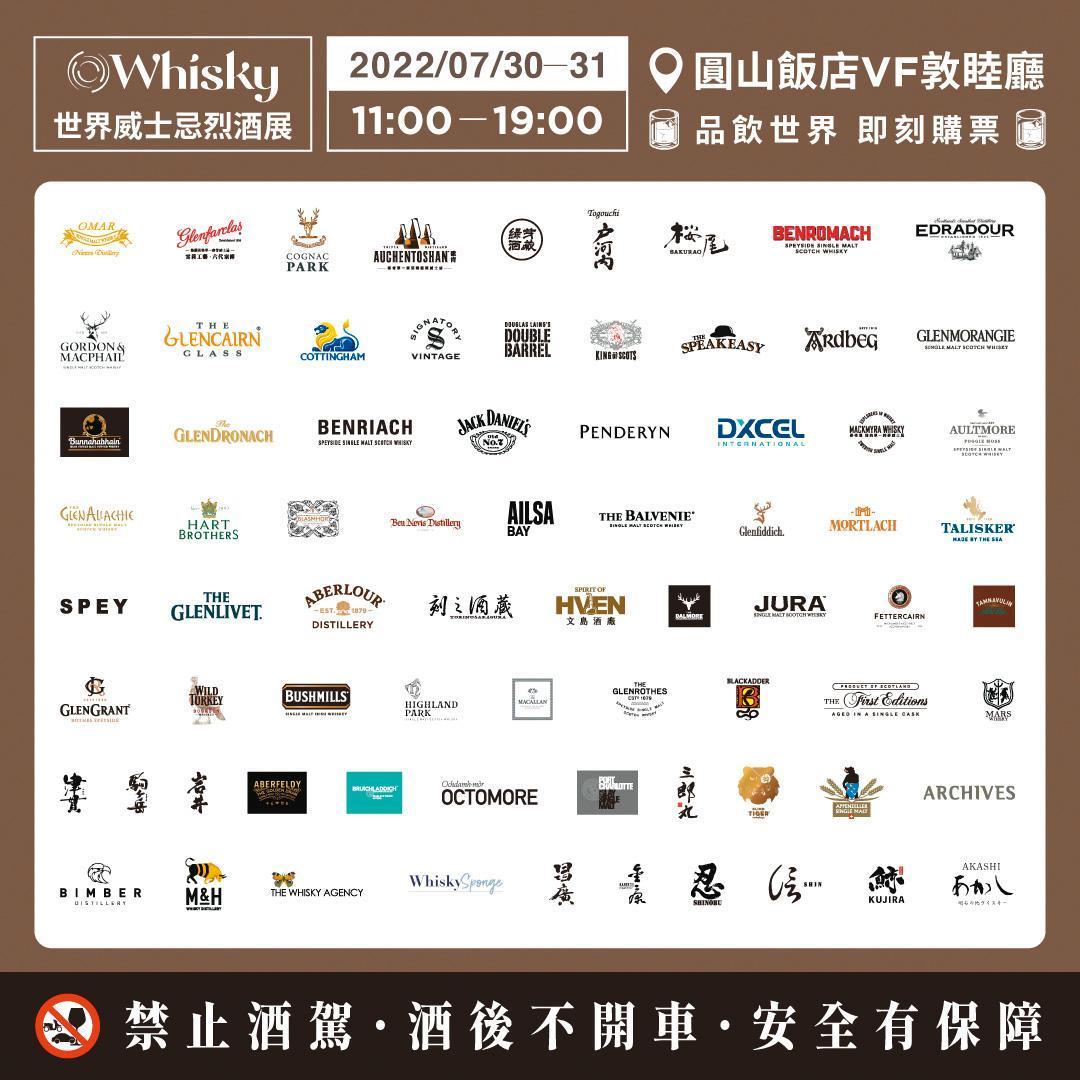 2022年第二屆O Whisky酒展,有近百個世界級的威士忌與烈酒品牌參展,選擇正值七十週年慶的圓山大飯店舉辦,格外有意義。