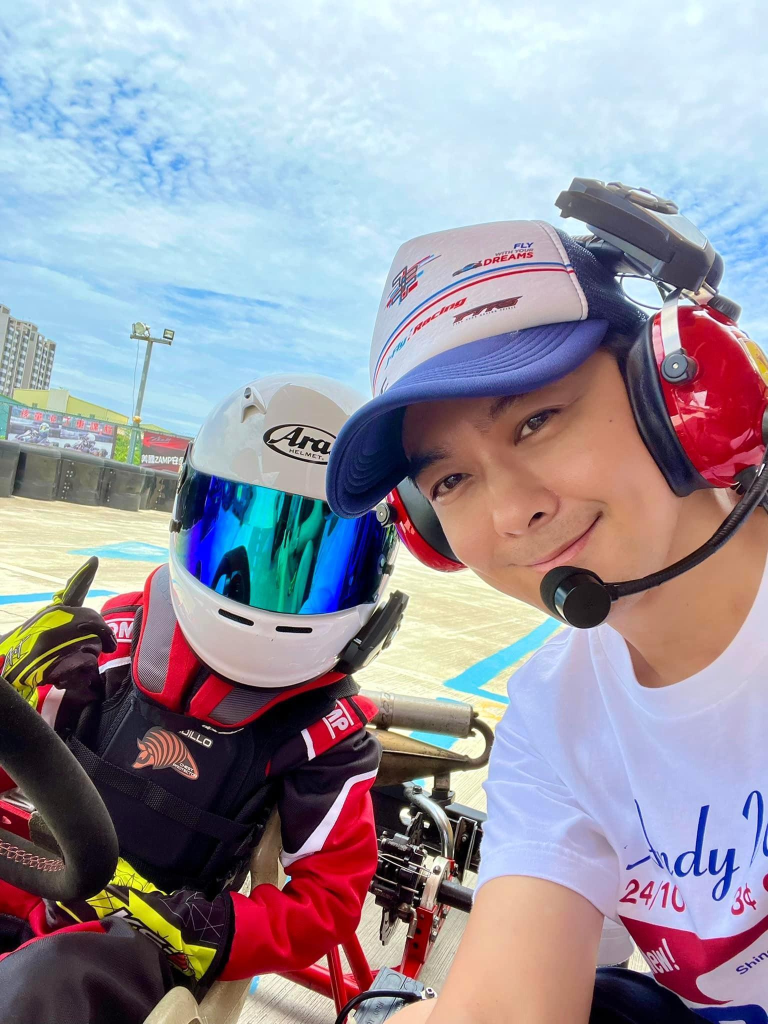 林志穎和兒子在前往卡丁車比賽的路上出重大車禍。（翻攝自林志穎臉書）