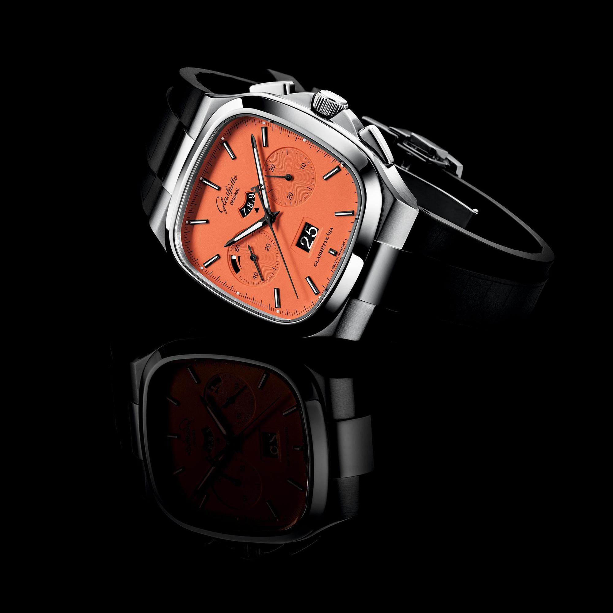 Seventies Chronograph Panorama Date，兩種顏色個限量100只，建議售價NT$463,000~503,000。