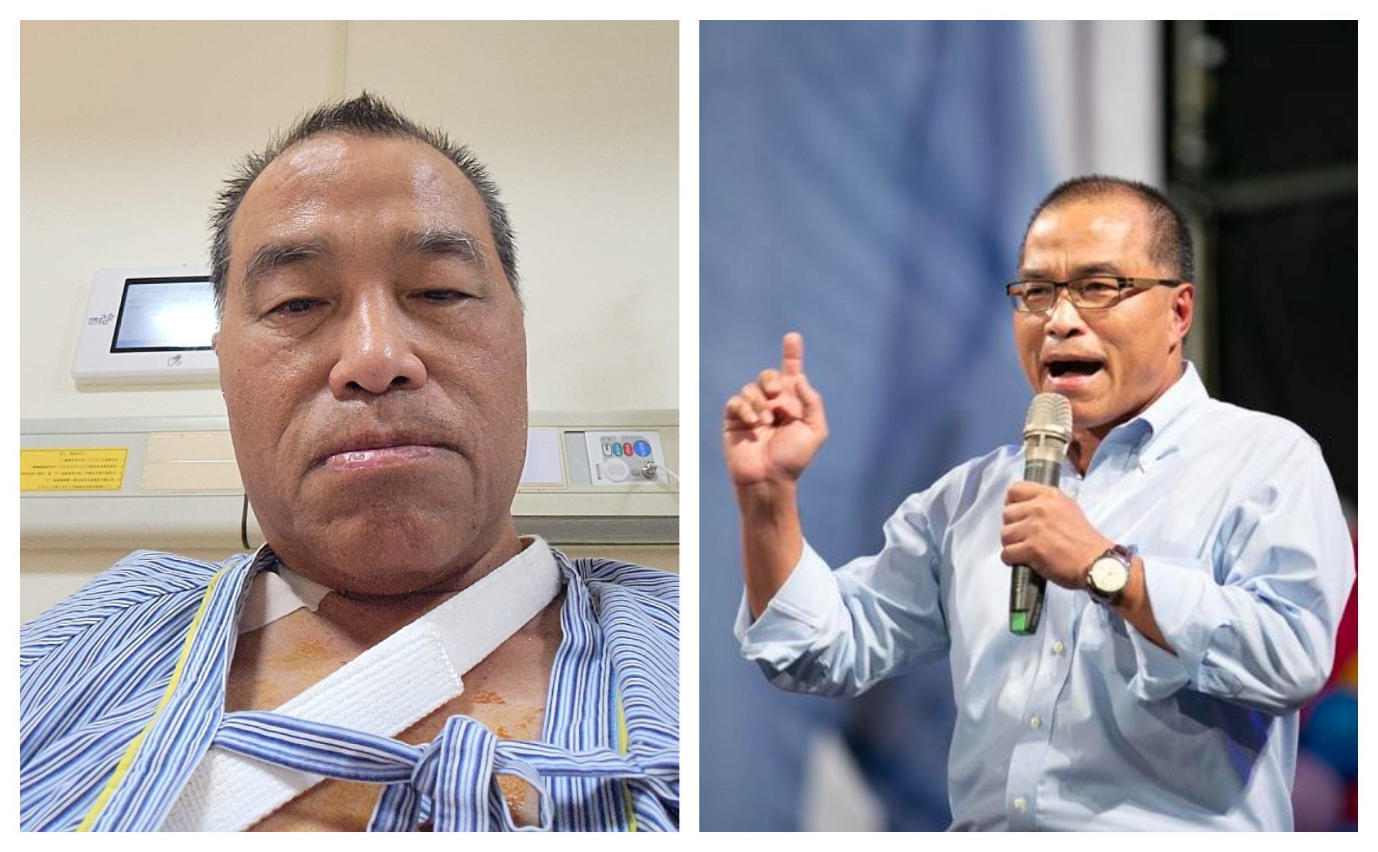 葉匡時騎自行車摔倒骨折。（翻攝葉匡時臉書／本刊資料照）