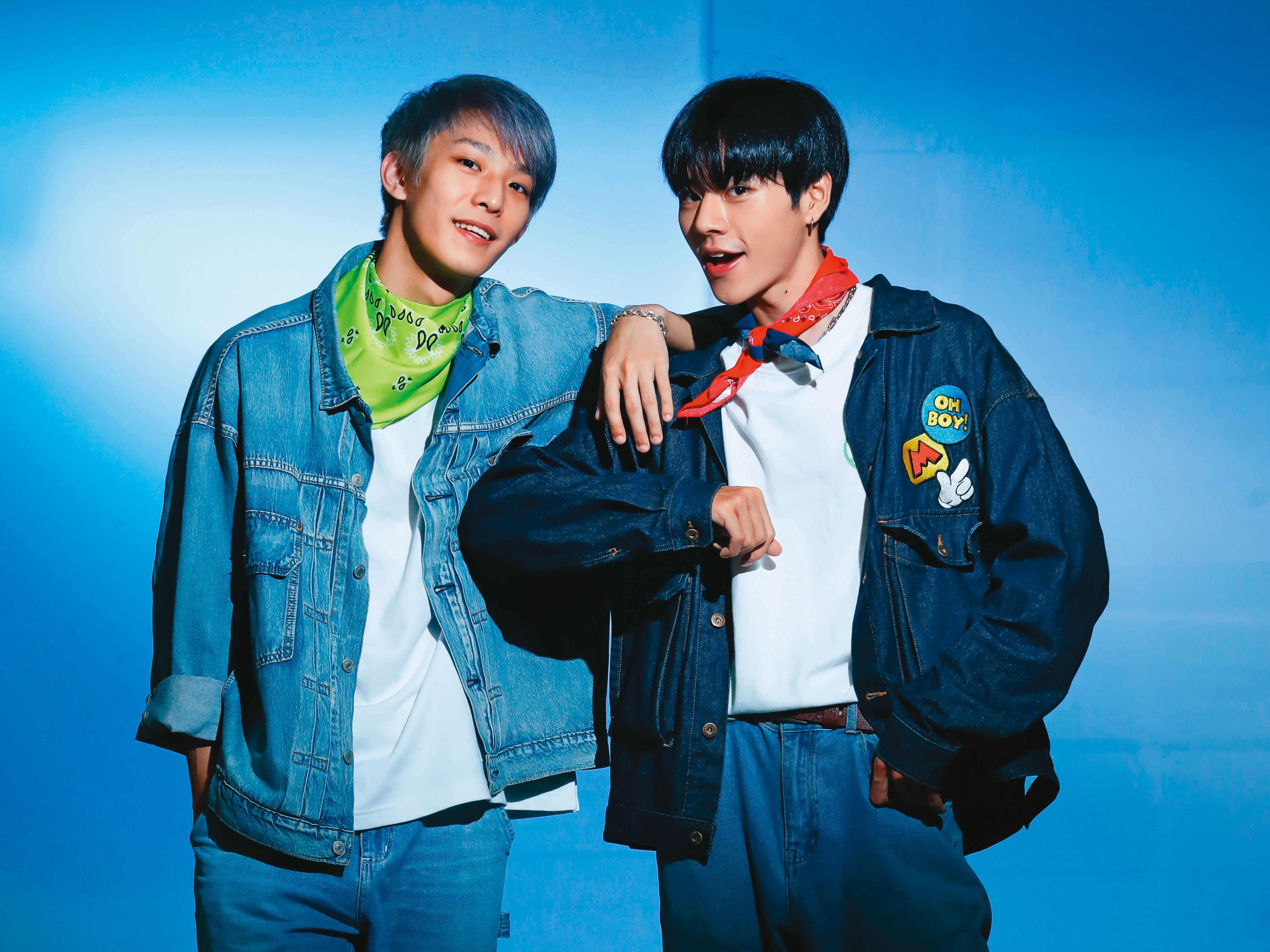 《原子少年》地球人氣擔當林煥鈞（左）和林佳辰（右）一起上《娛樂私下說》Podcast節目，分享一路走來的心路歷程。