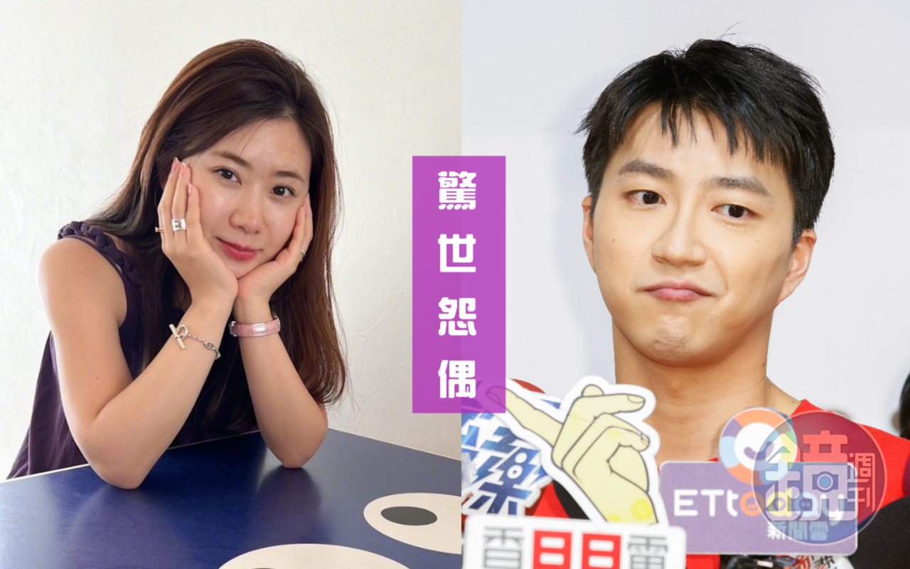 福原愛（左圖）與江宏傑（右圖）陷入各說各話的羅生門。（翻攝自福原愛微博、本刊資料照）